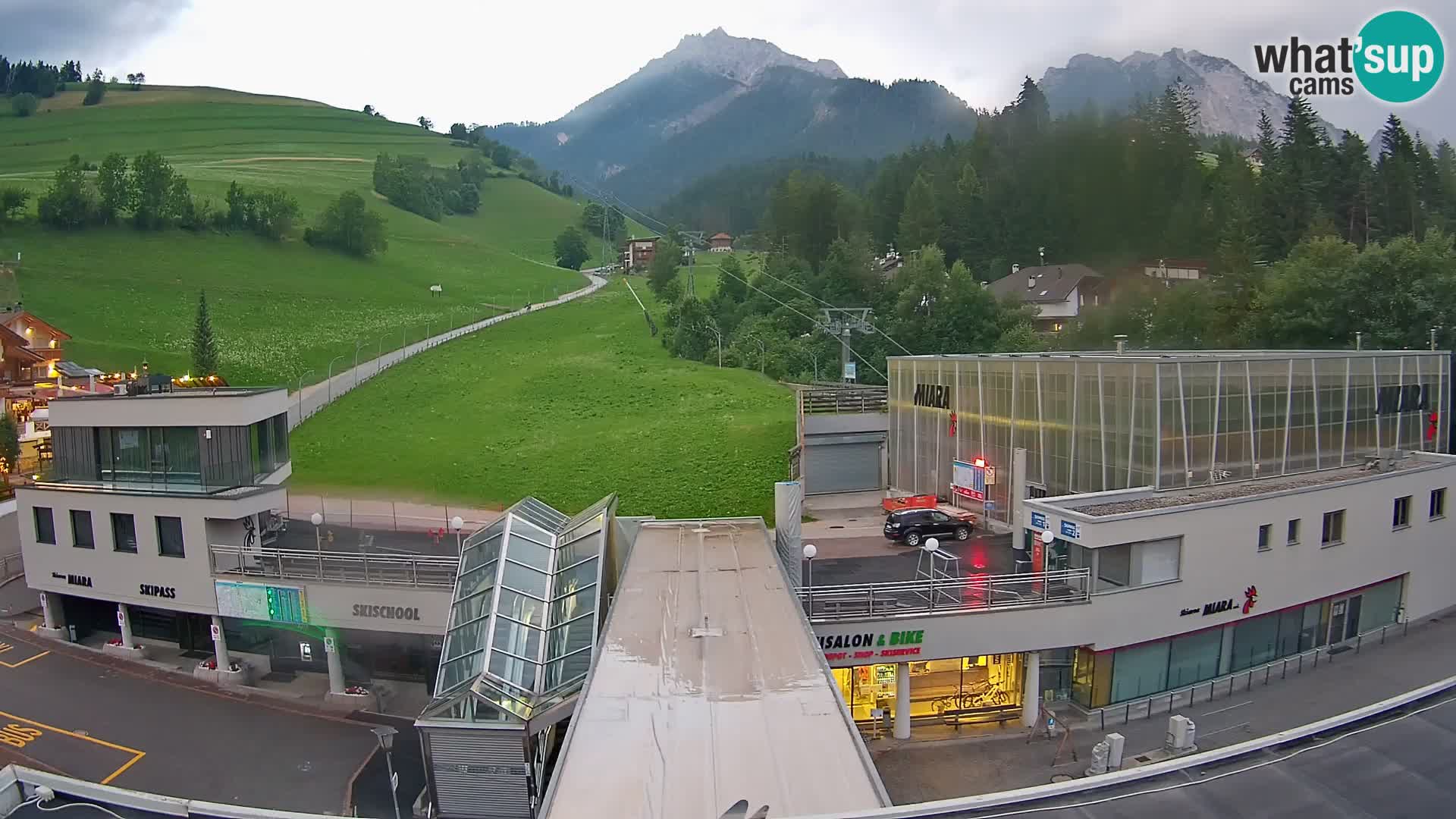 Kronplatz webcam Valley sation of Miara