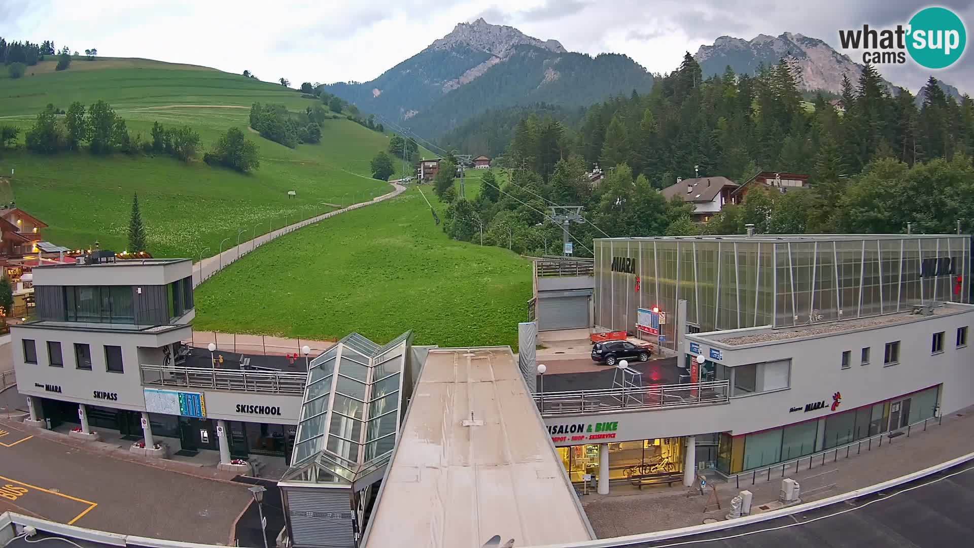 Kronplatz webcam Valley sation of Miara