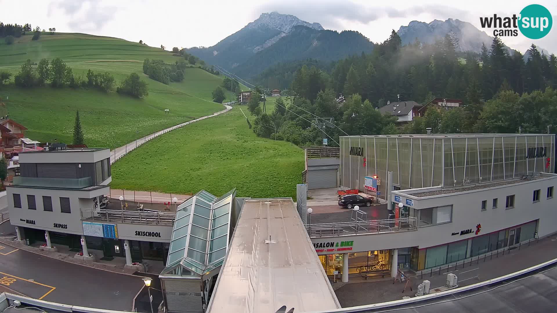 Plan de Corones Kronplatz Miara webcam en vivo – estación de valle