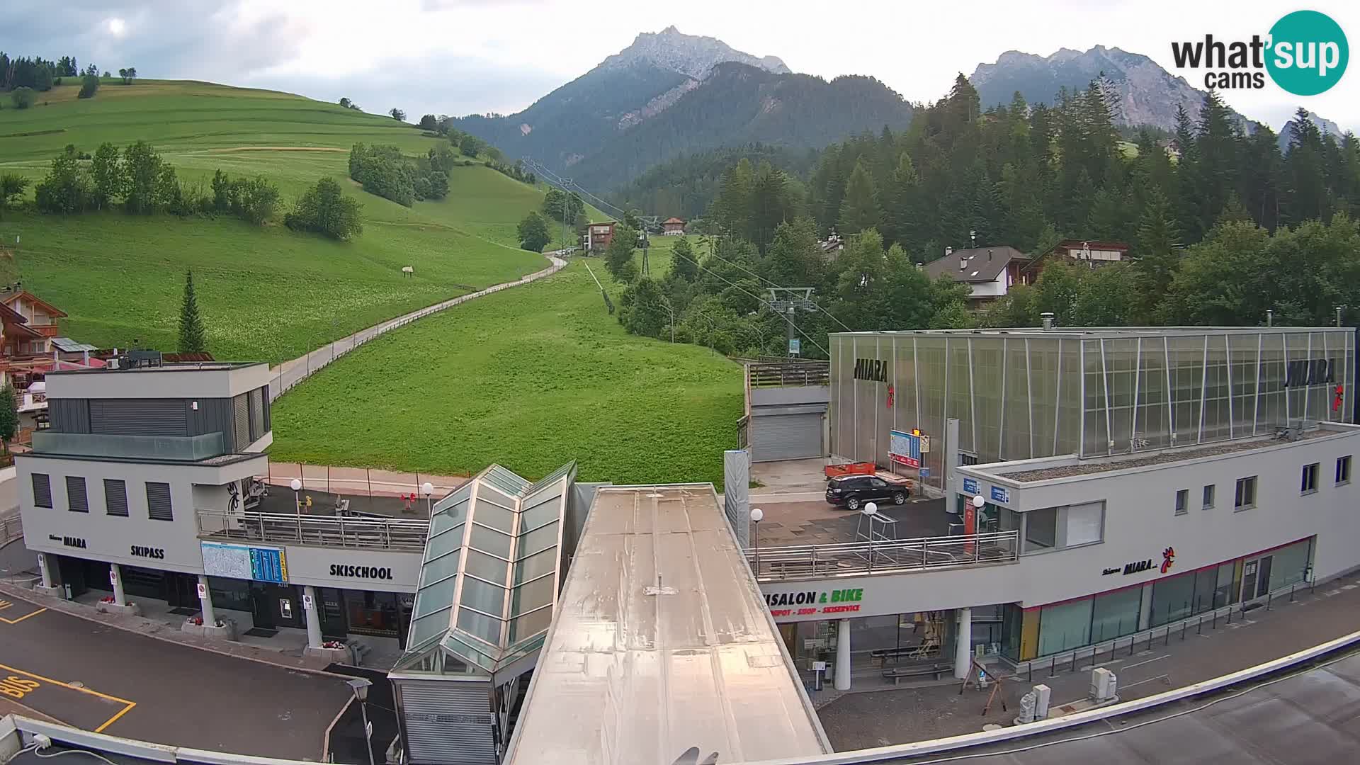Plan de Corones Kronplatz Miara webcam en vivo – estación de valle