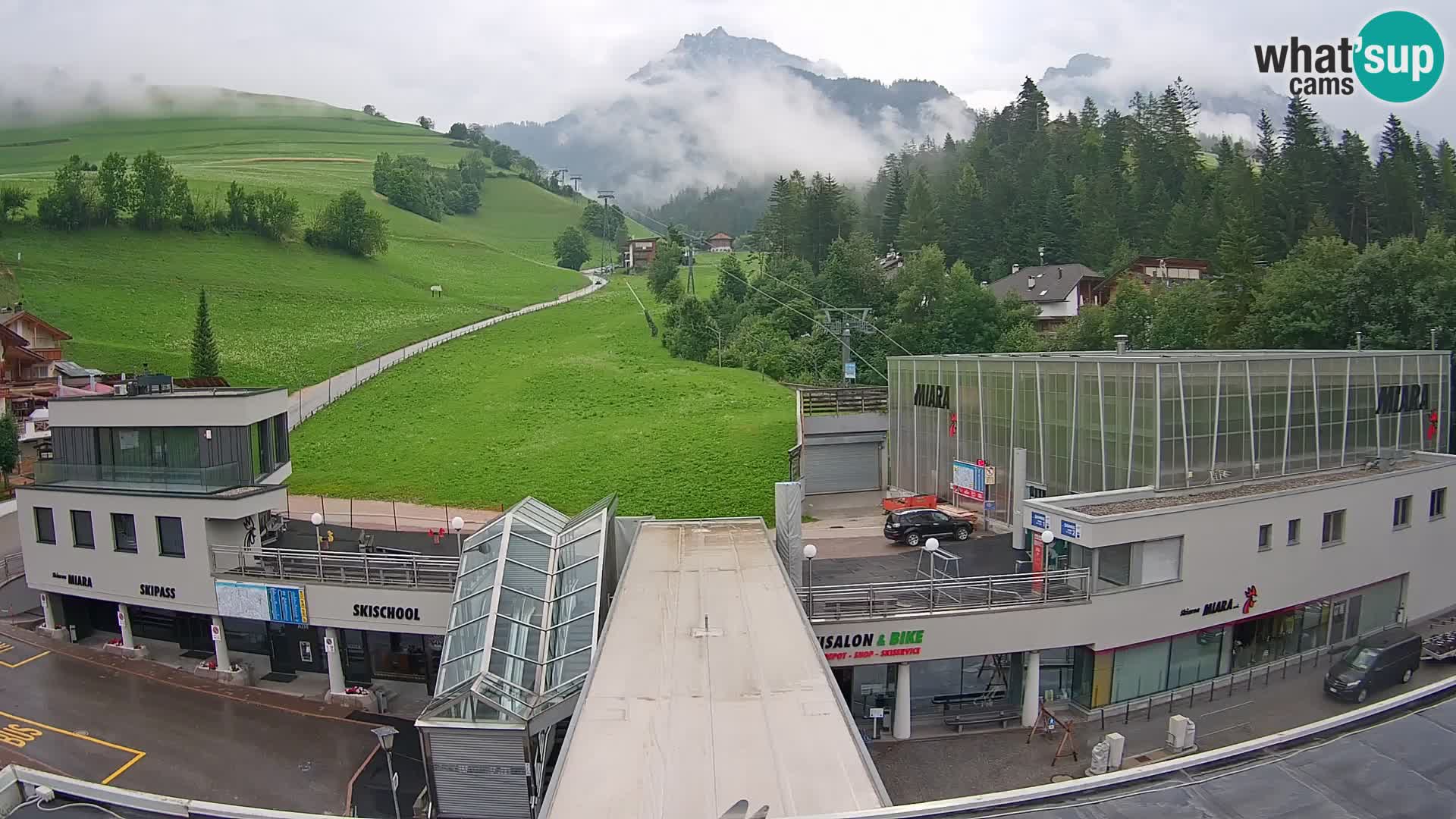 Plan de Corones Kronplatz Miara webcam en vivo – estación de valle