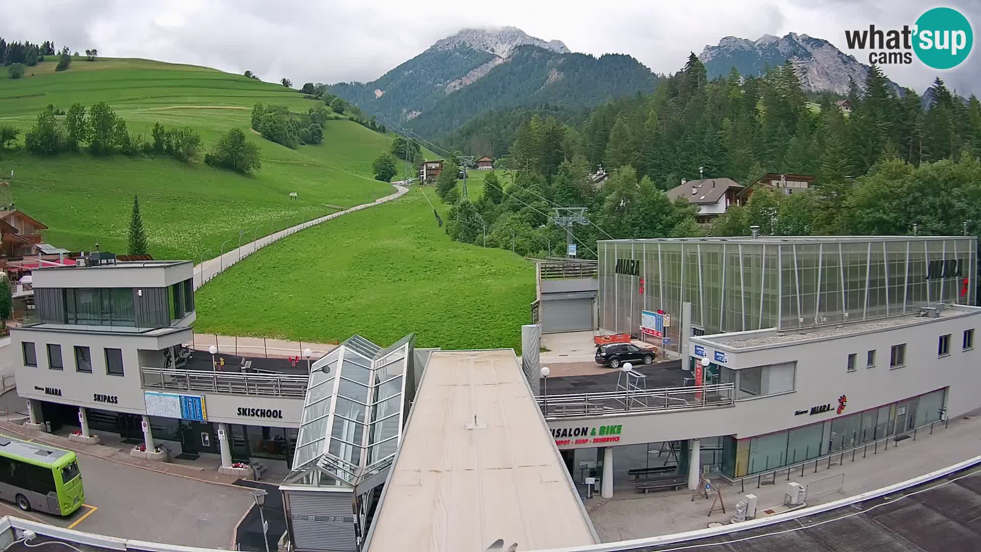 Kronplatz webcam Valley sation of Miara