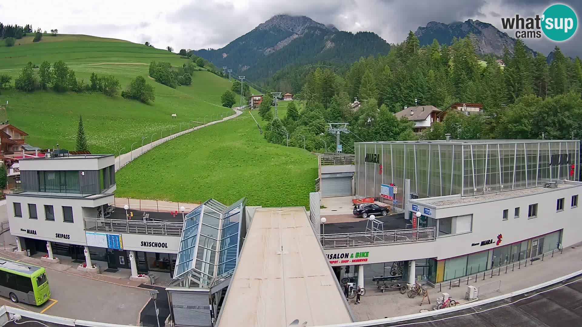 Kronplatz webcam Valley sation of Miara