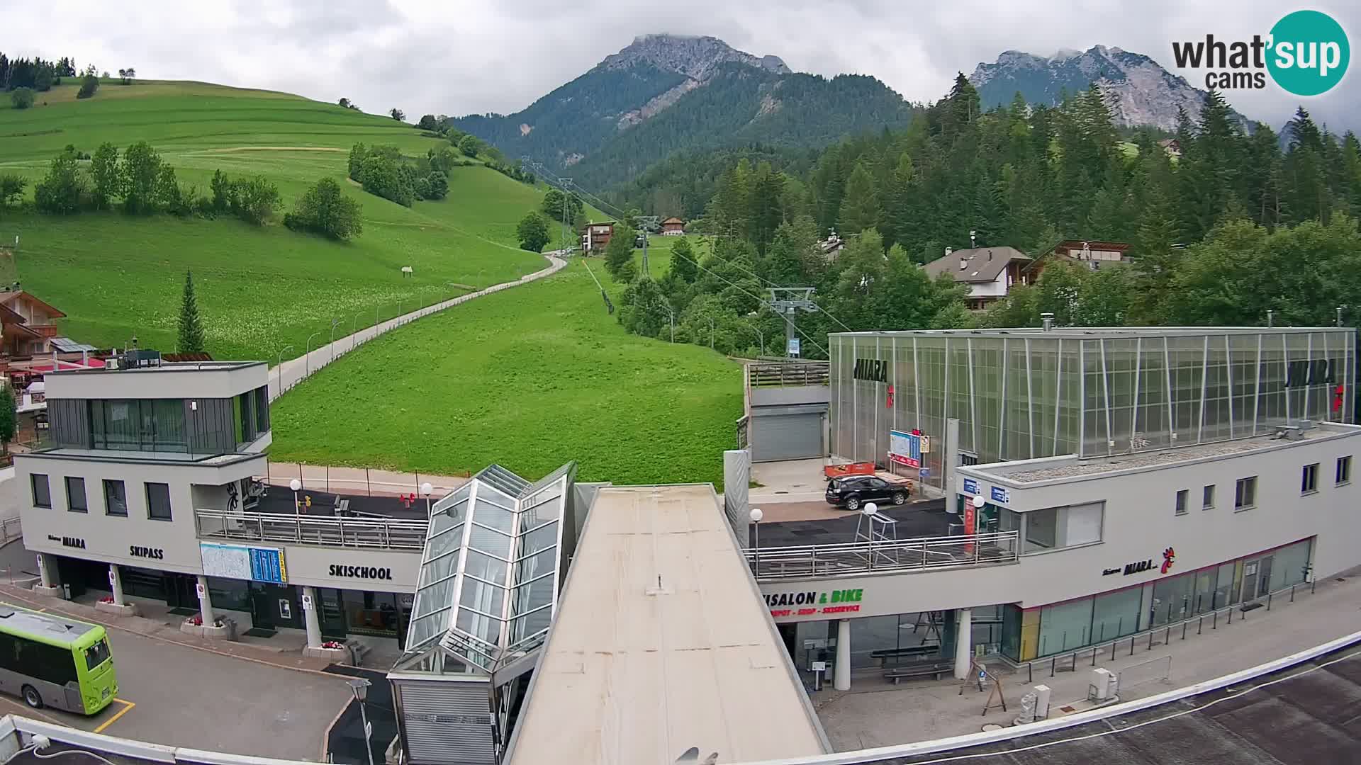 Kronplatz webcam Valley sation of Miara