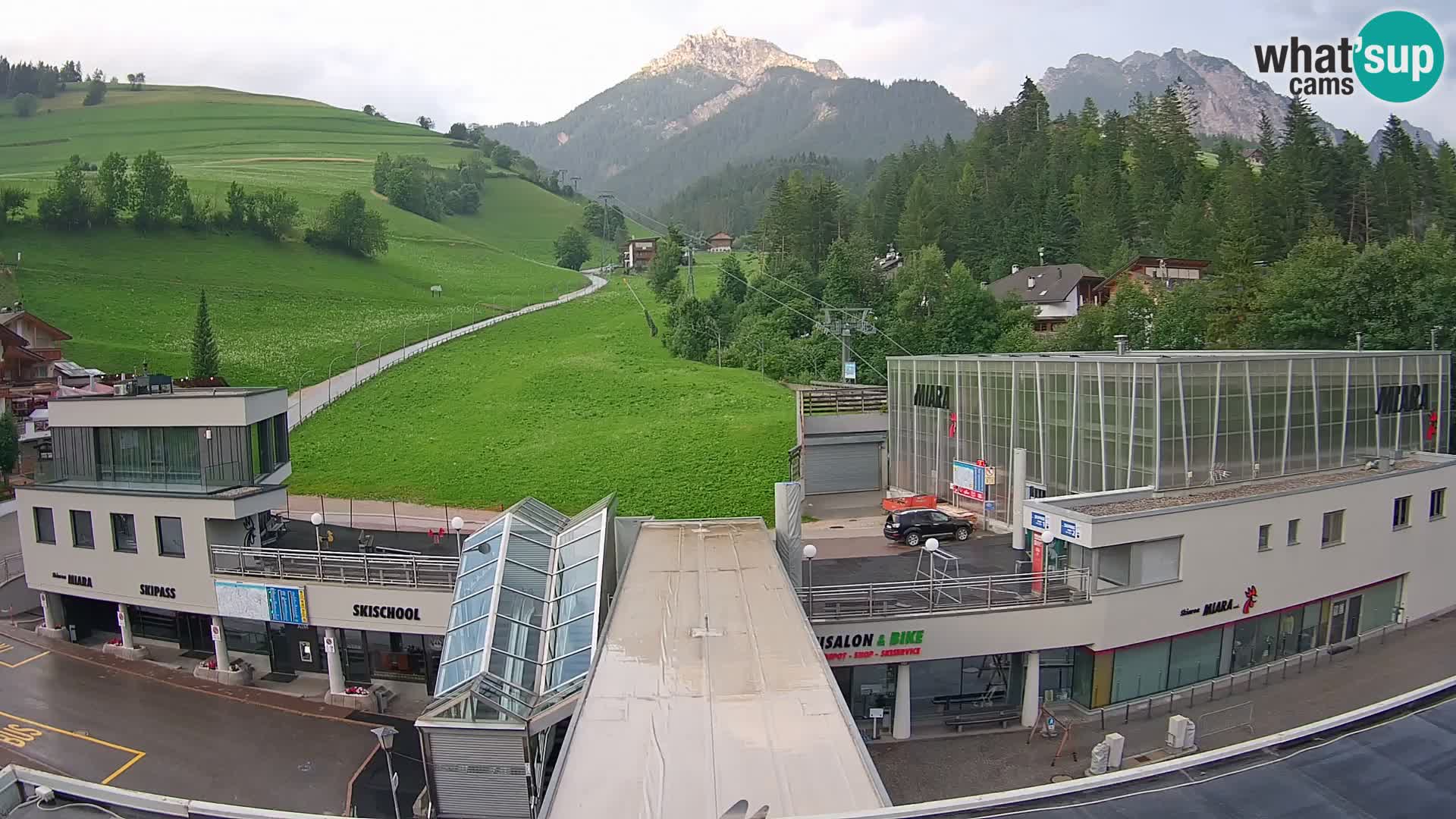 Kronplatz spletna kamera Miara spodnja postaja