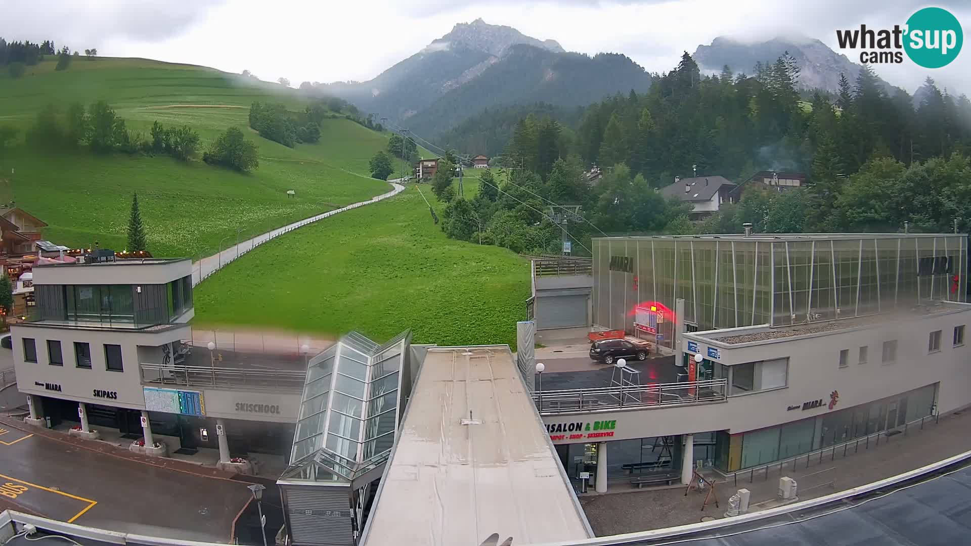Kronplatz webcam Valley sation of Miara