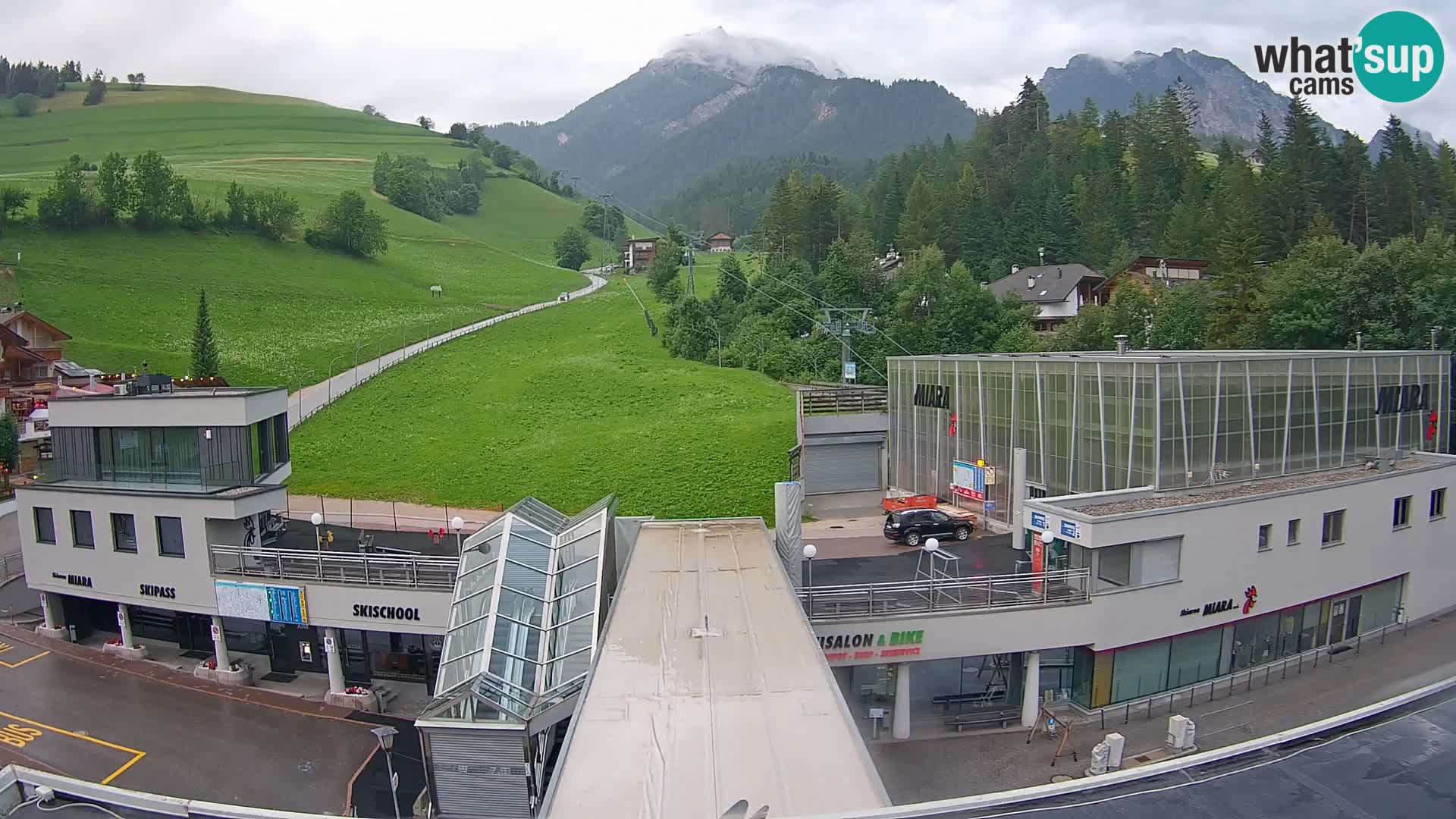 Kronplatz webcam Valley sation of Miara