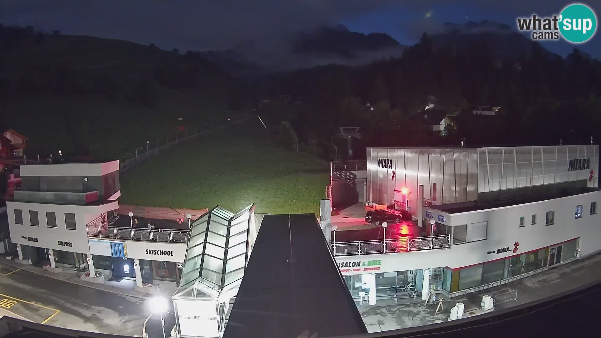 Plan de Corones Kronplatz Miara webcam en vivo – estación de valle