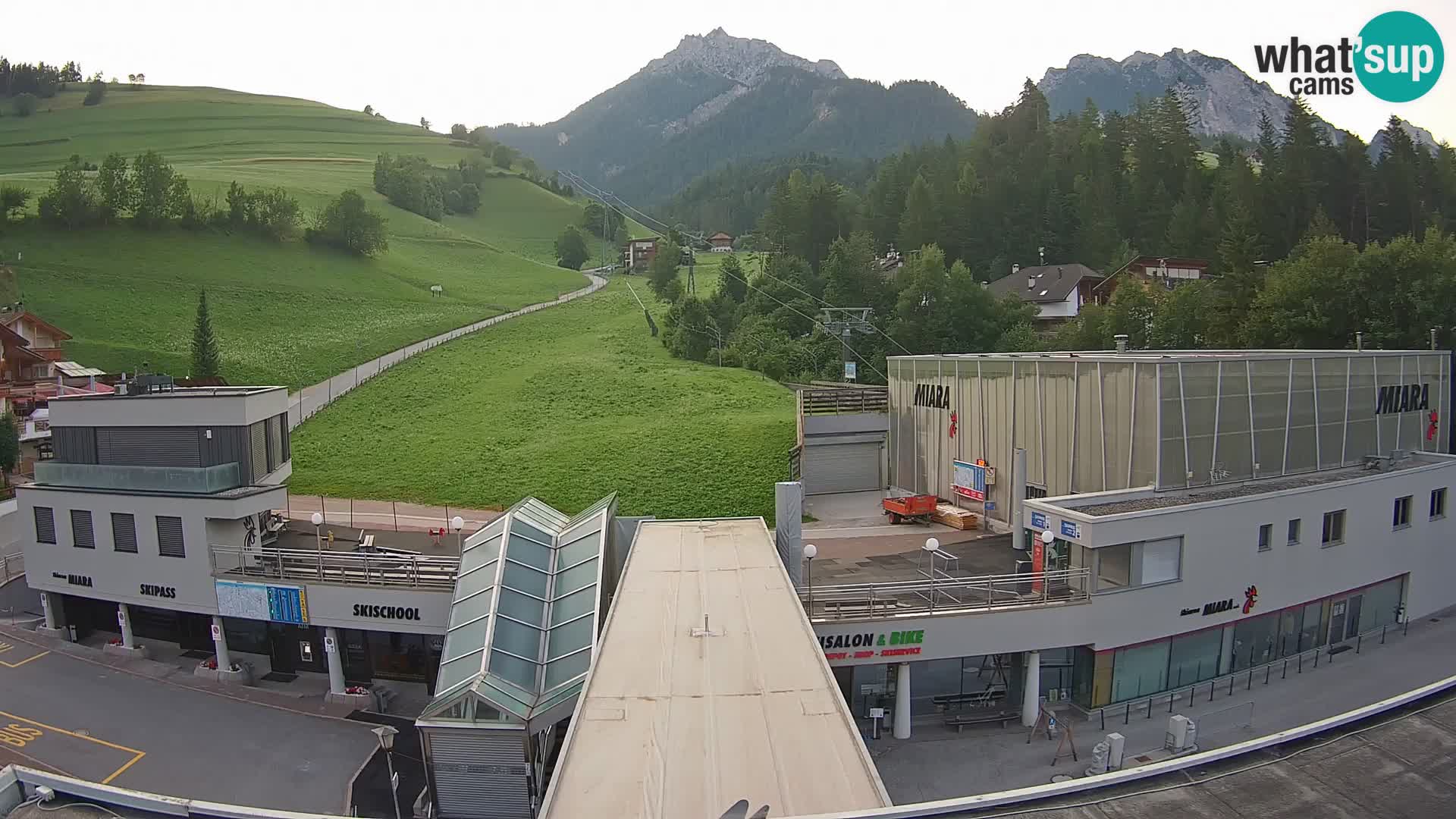 Plan de Corones Kronplatz Miara webcam en vivo – estación de valle