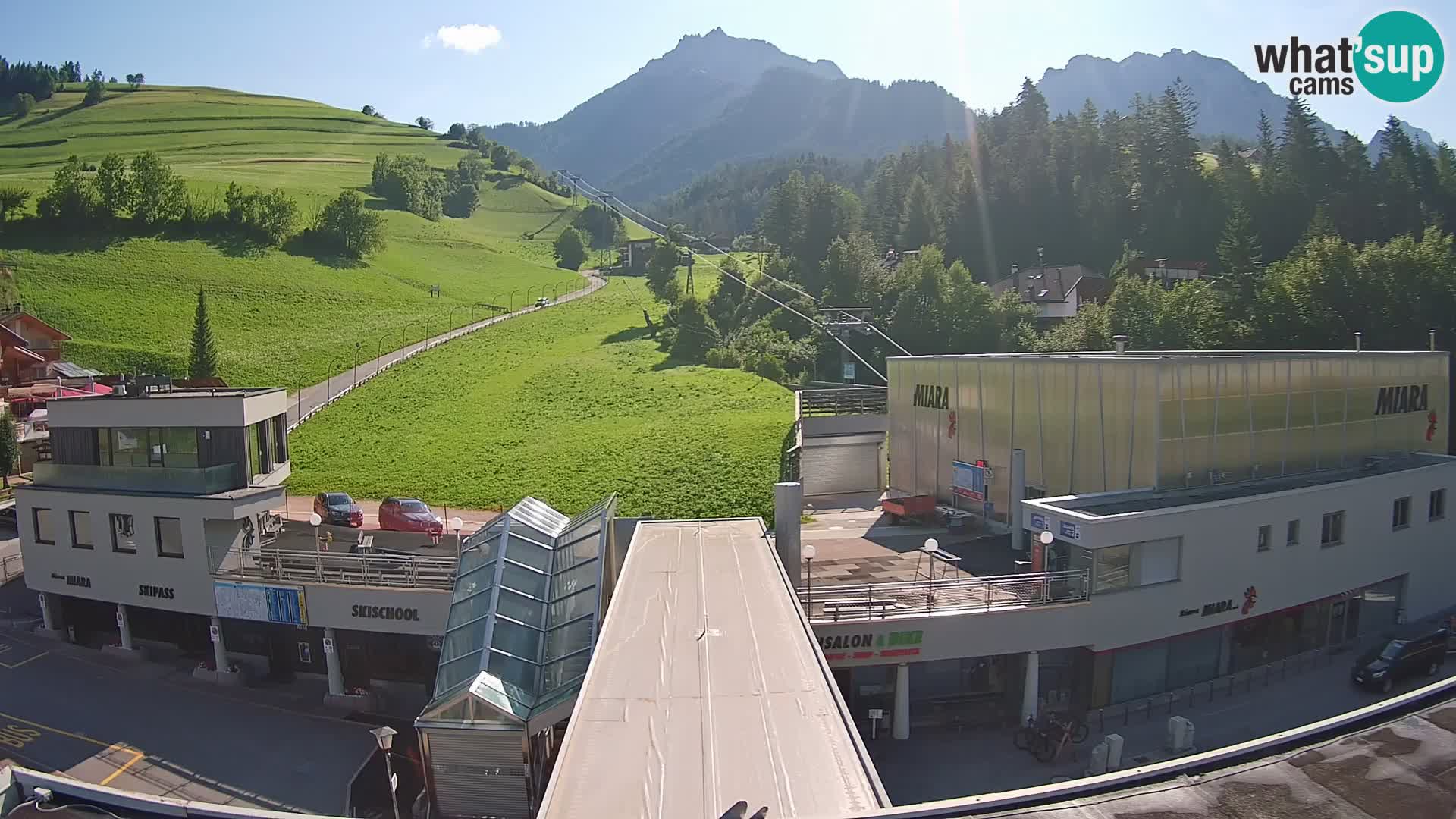 Kronplatz spletna kamera Miara spodnja postaja