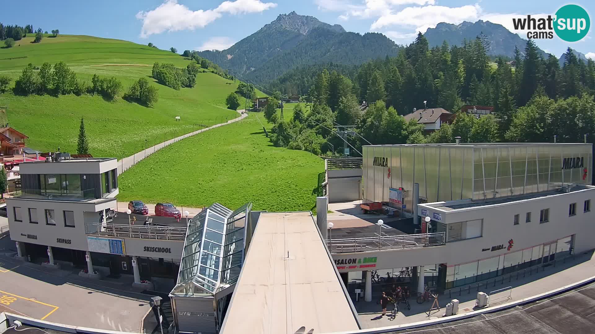 Plan de Corones Kronplatz Miara webcam en vivo – estación de valle