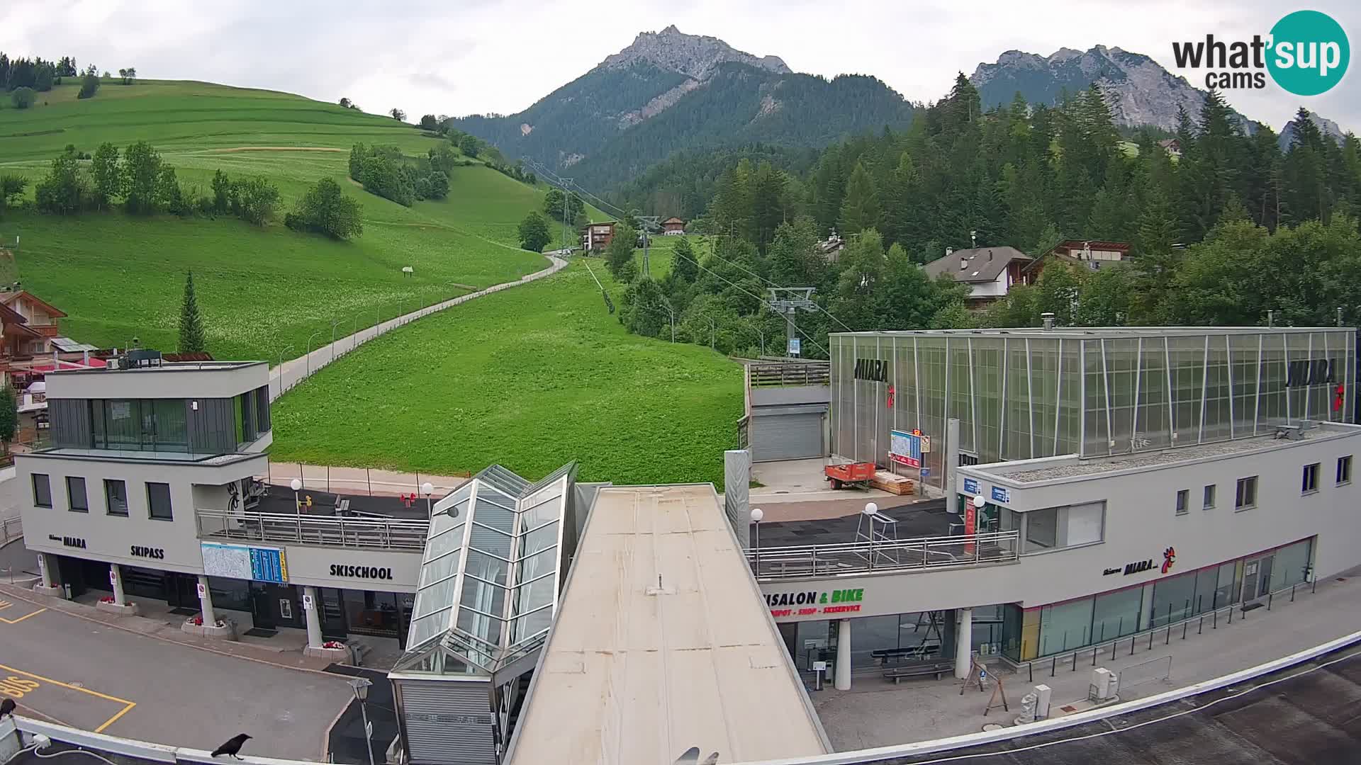 Kronplatz webcam Valley sation of Miara