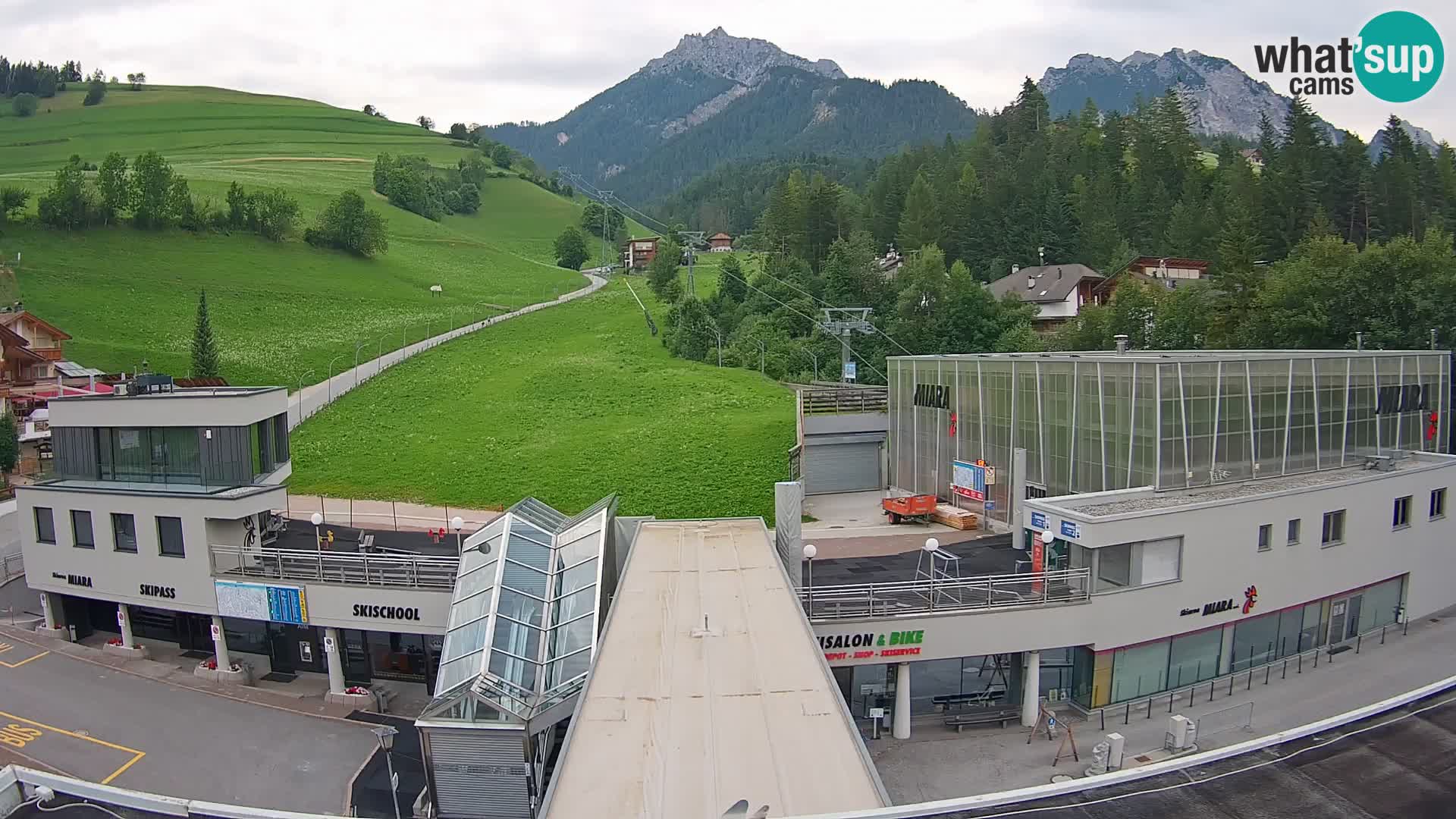 Kronplatz webcam Valley sation of Miara