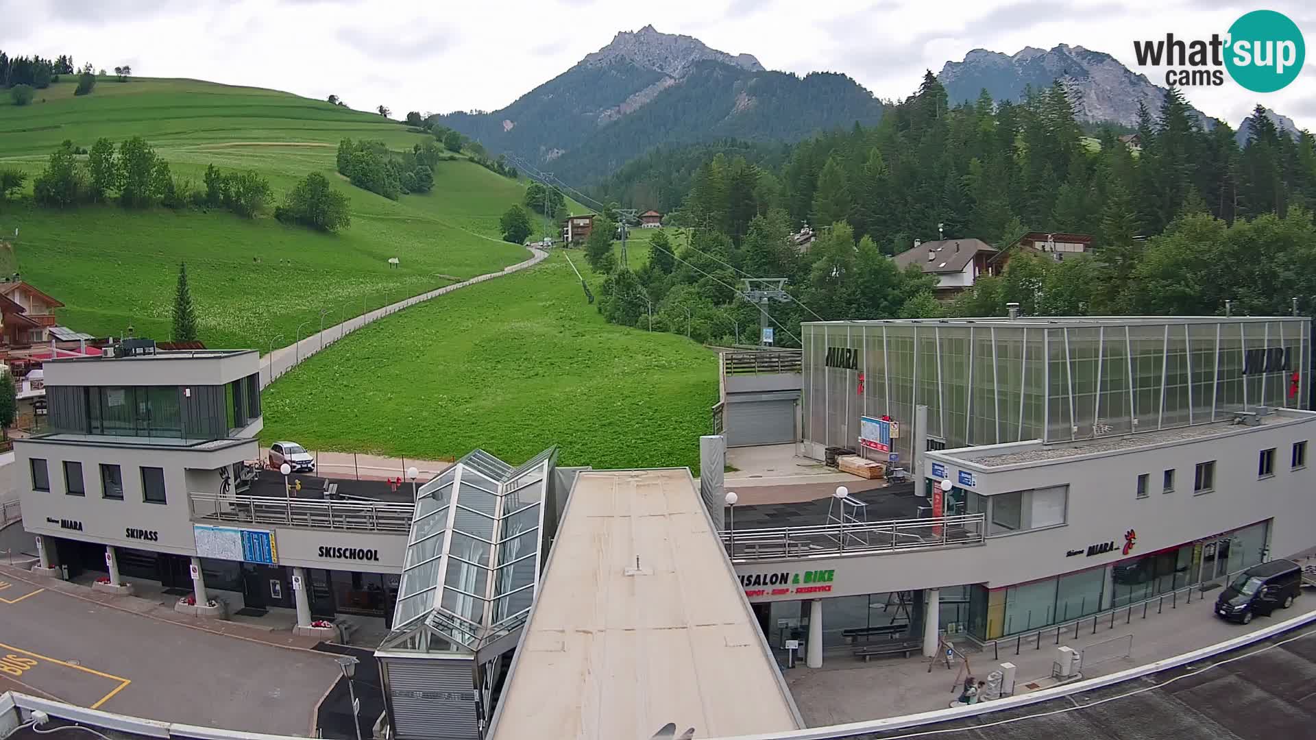 Plan de Corones Kronplatz Miara webcam en vivo – estación de valle