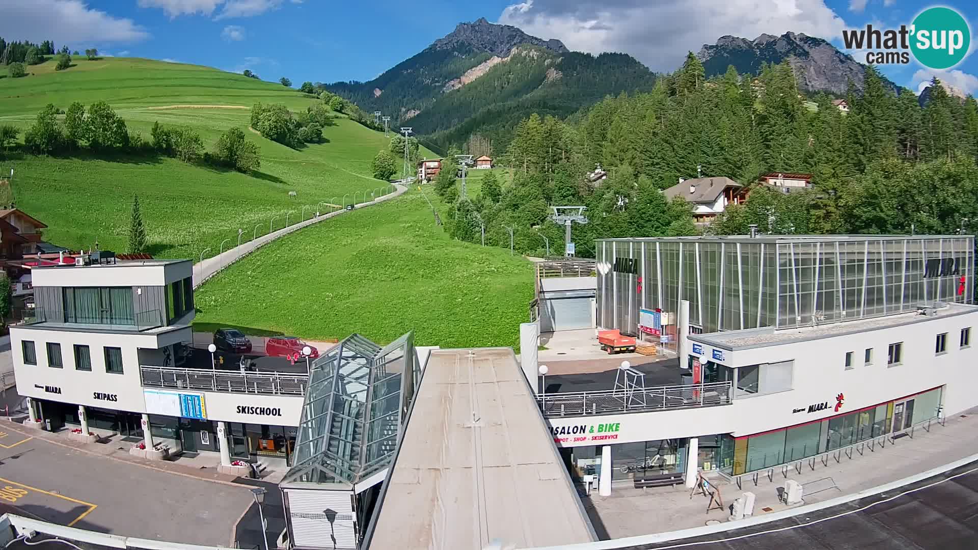 Kronplatz webcam Valley sation of Miara