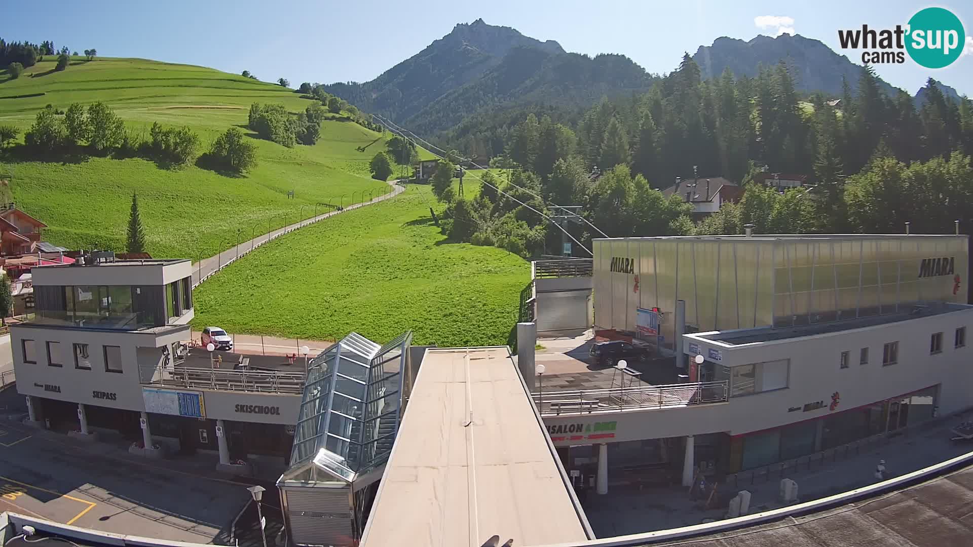 Kronplatz webcam Valley sation of Miara