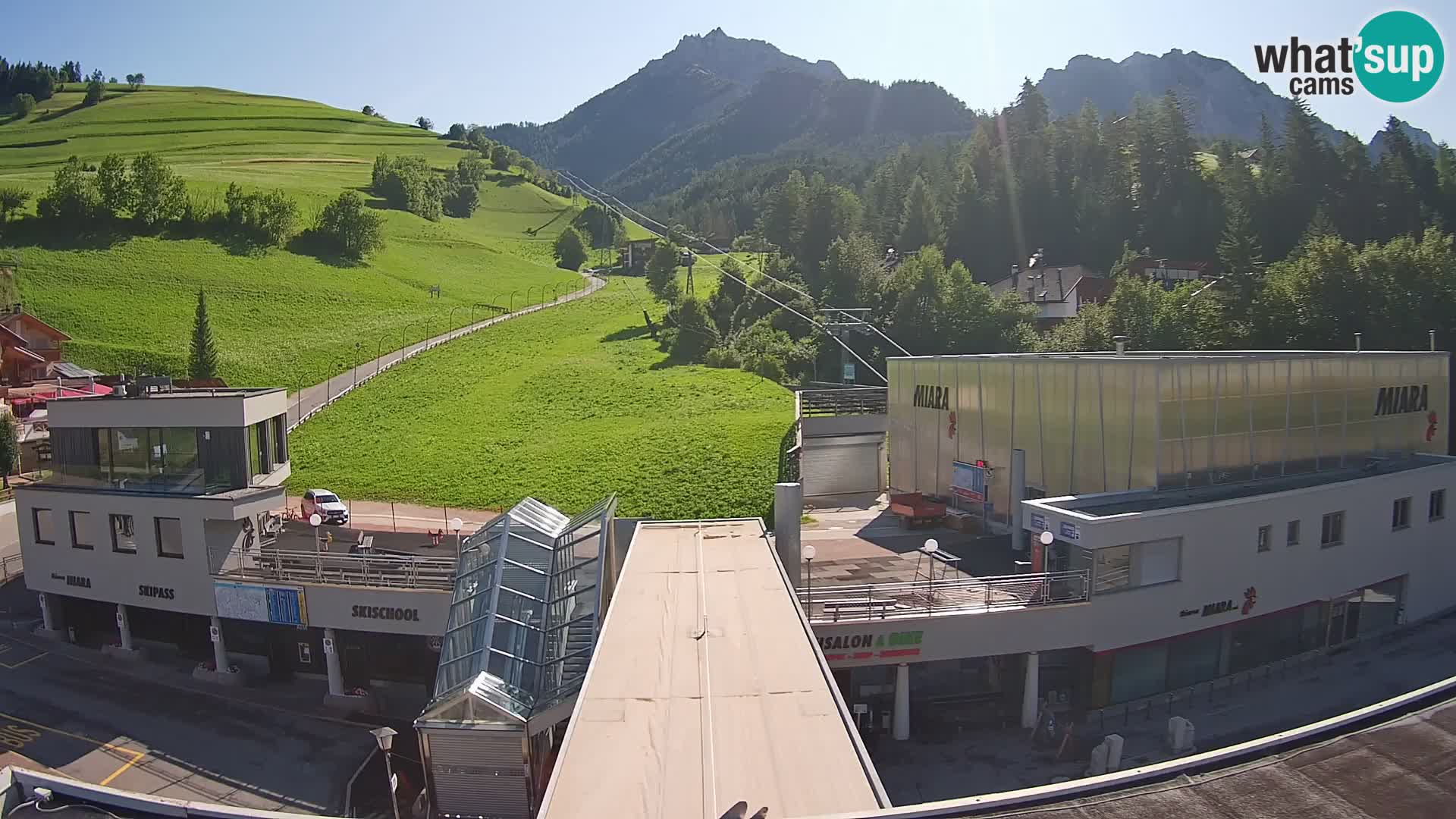 Kronplatz webcam Valley sation of Miara