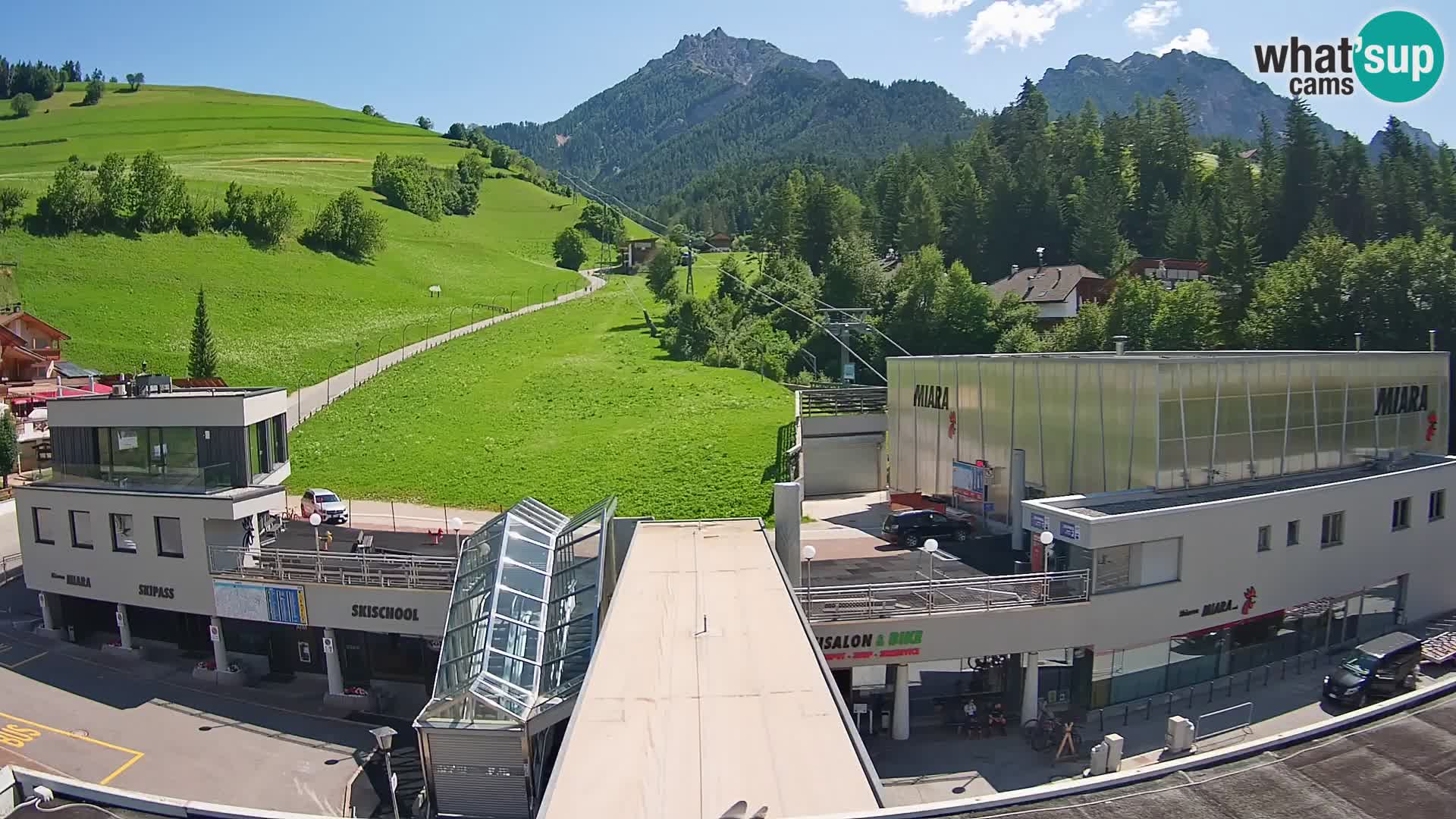 Kronplatz webcam Valley sation of Miara
