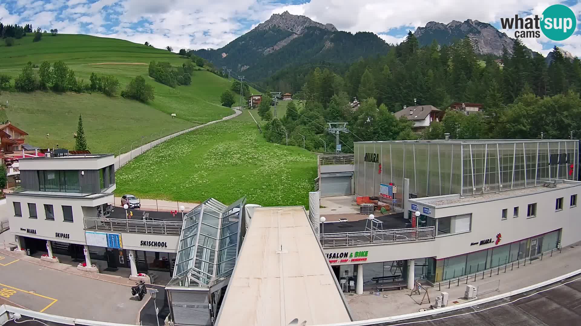 Kronplatz webcam Valley sation of Miara
