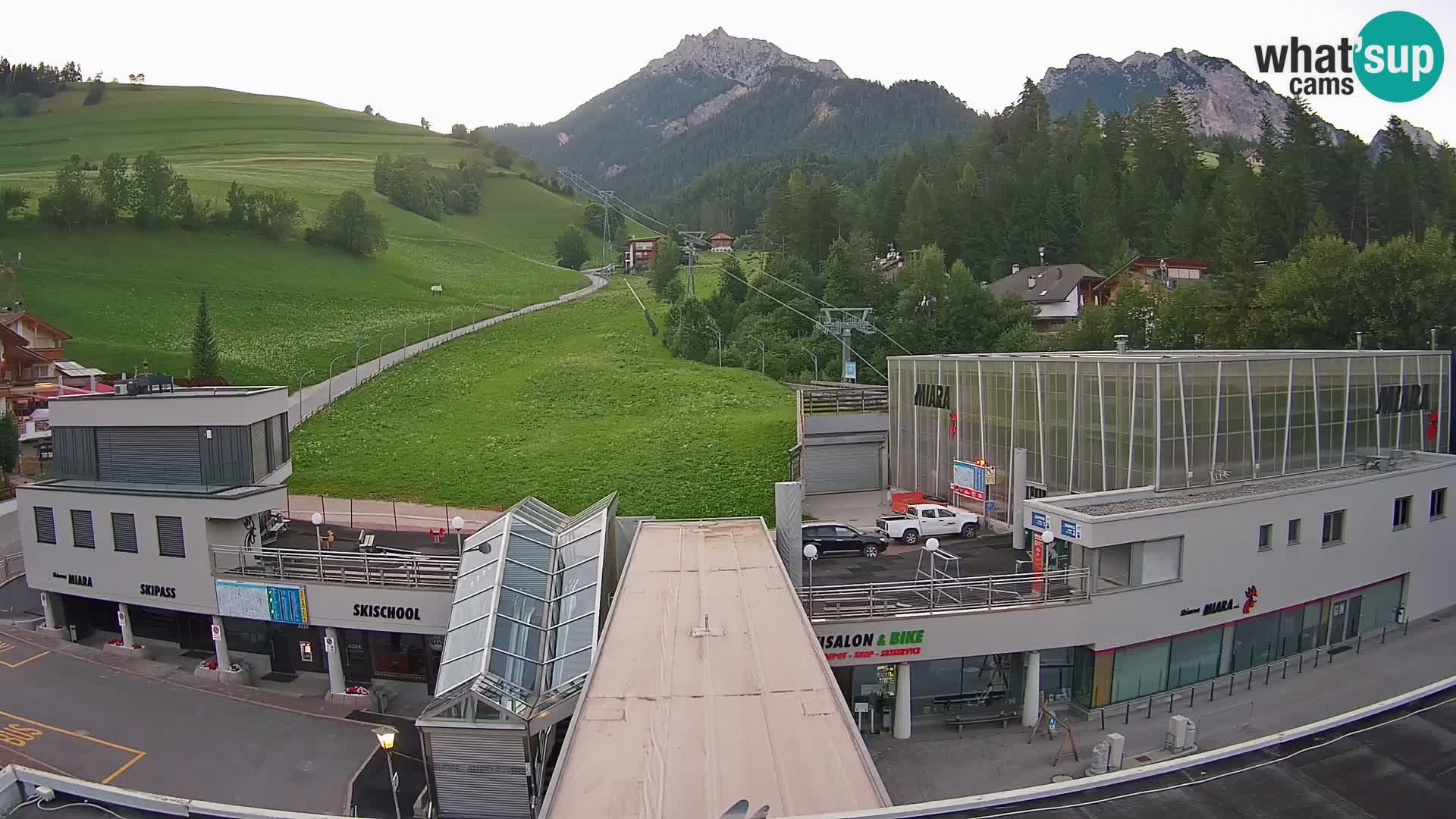 Kronplatz webcam Valley sation of Miara
