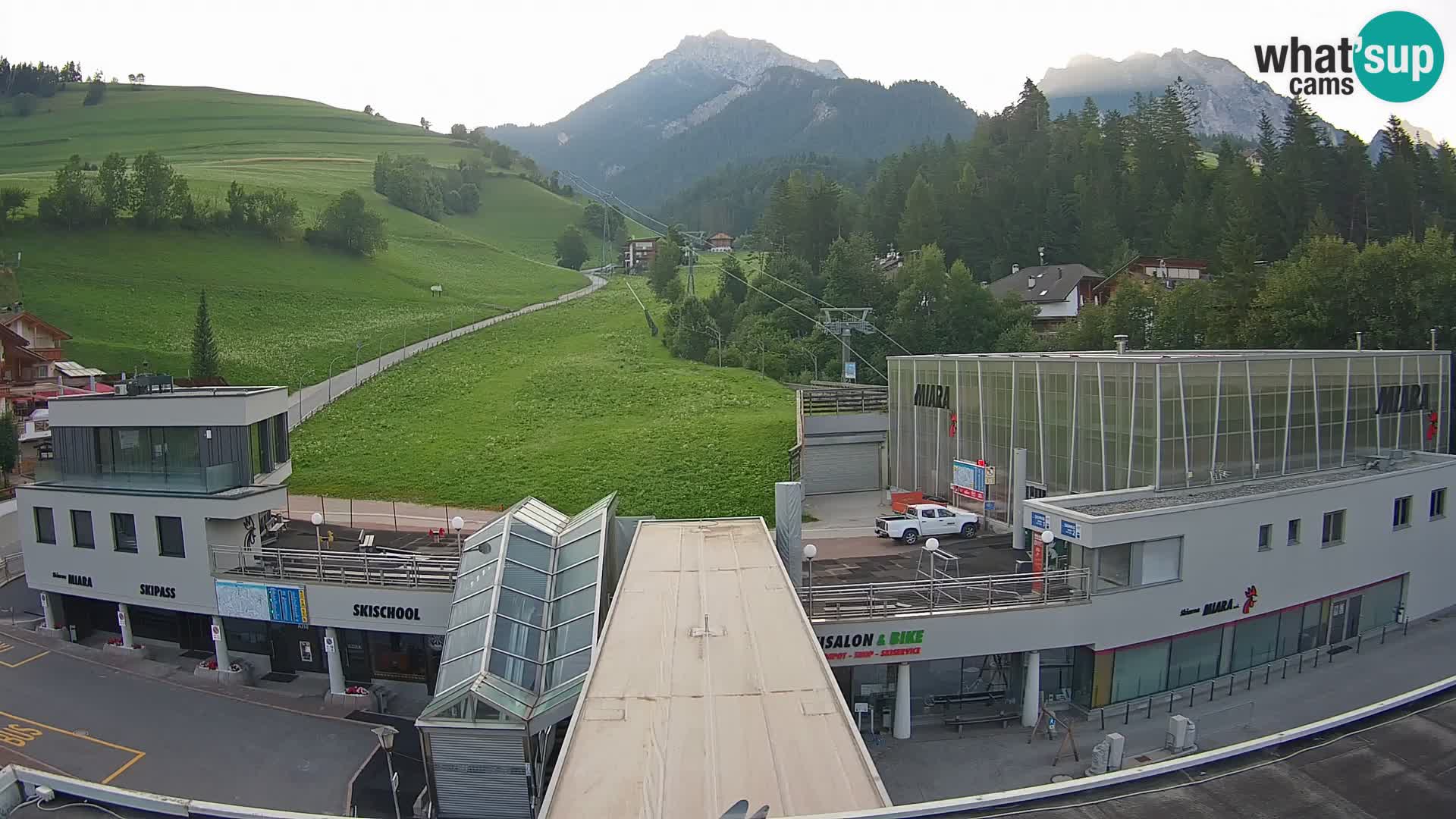 Kronplatz spletna kamera Miara spodnja postaja