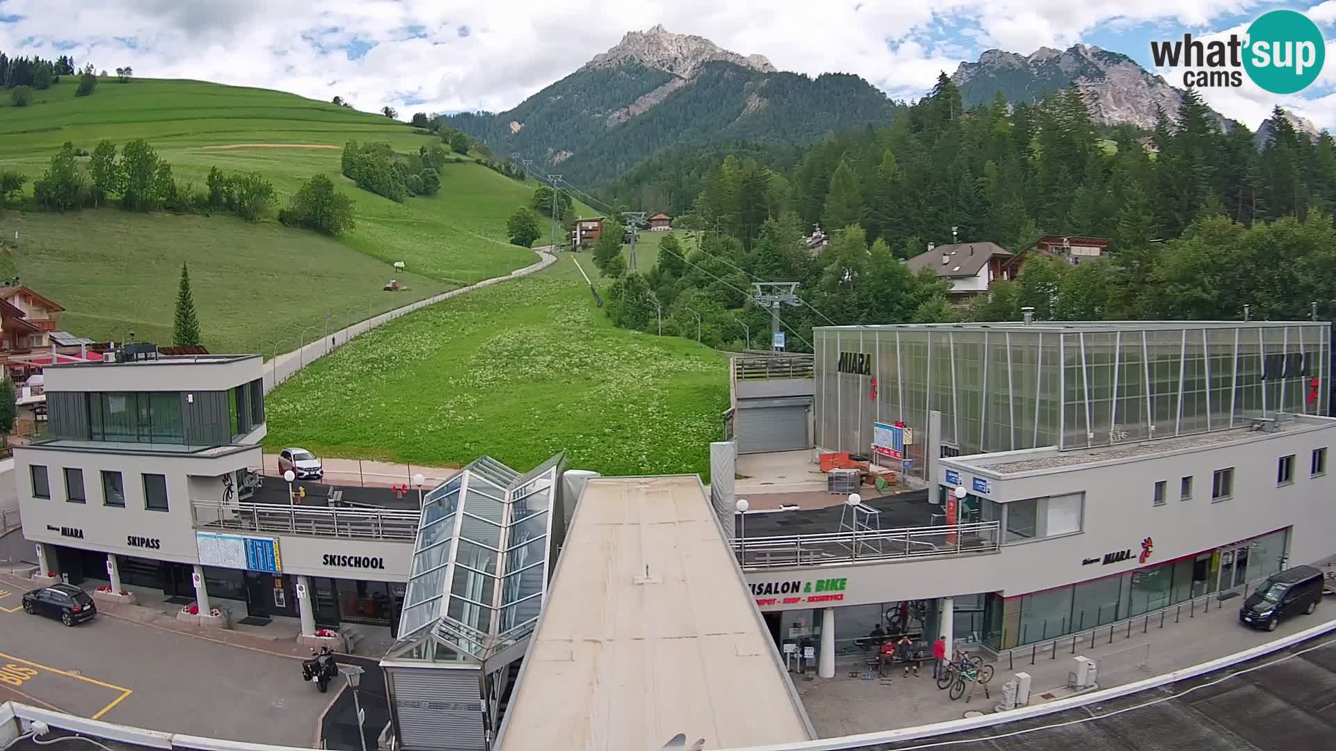 Plan de Corones Kronplatz Miara webcam en vivo – estación de valle