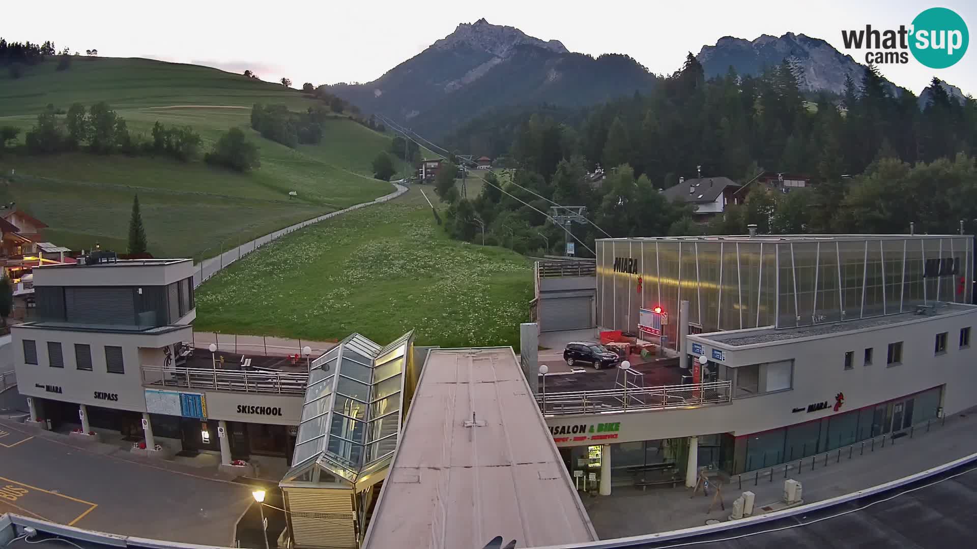 Kronplatz spletna kamera Miara spodnja postaja