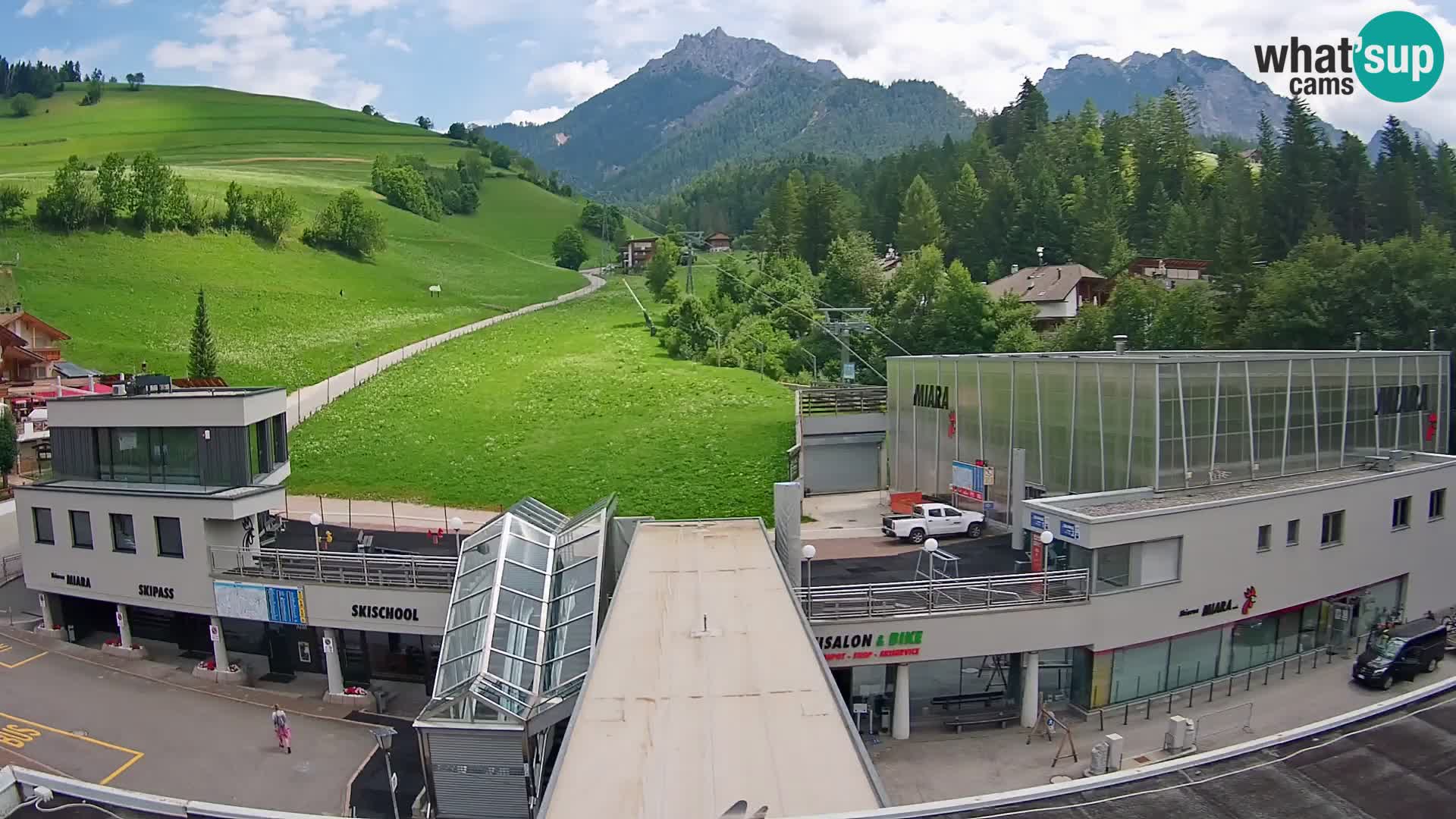 Kronplatz webcam Valley sation of Miara