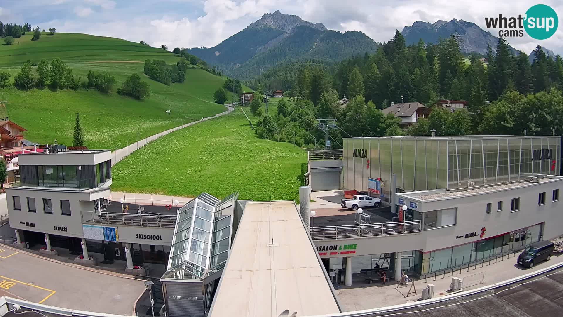Kronplatz webcam Valley sation of Miara