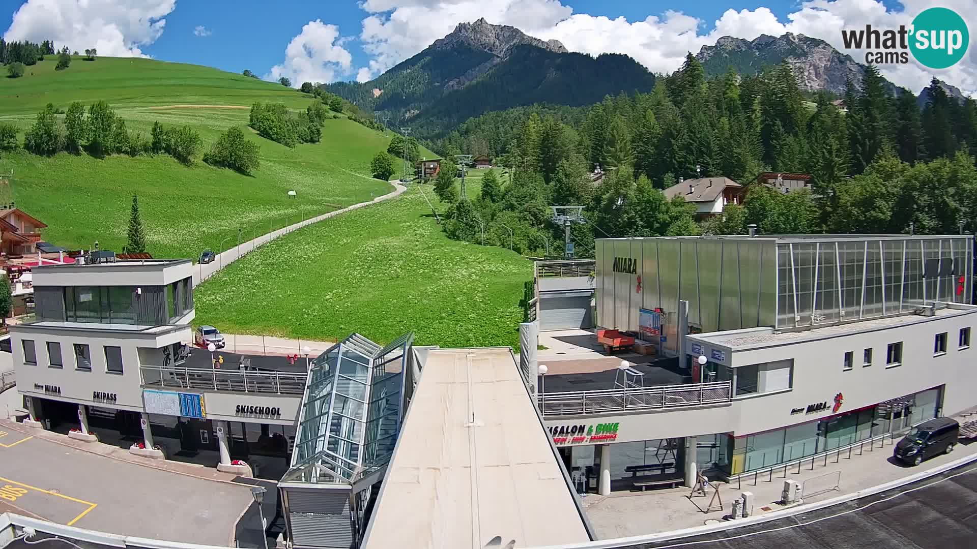 Kronplatz spletna kamera Miara spodnja postaja
