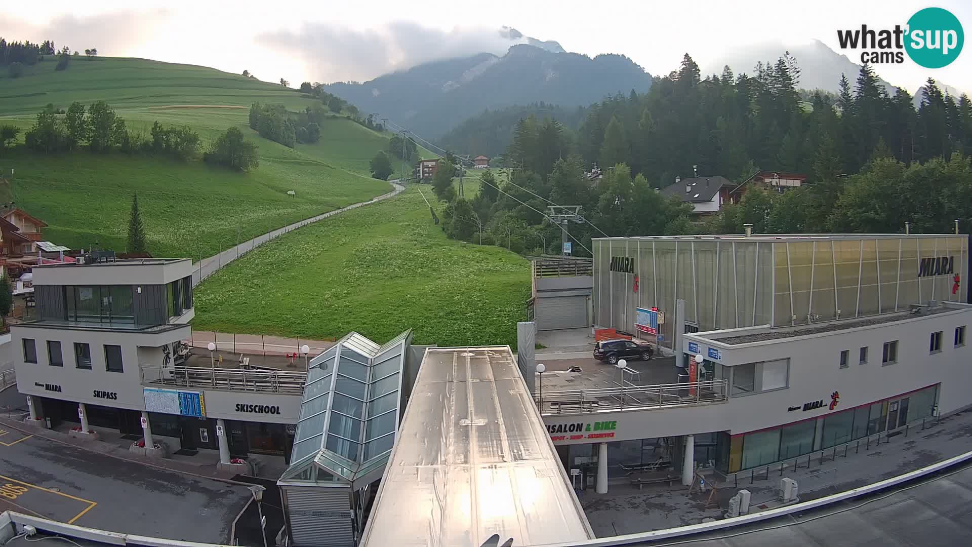 Kronplatz webcam Valley sation of Miara