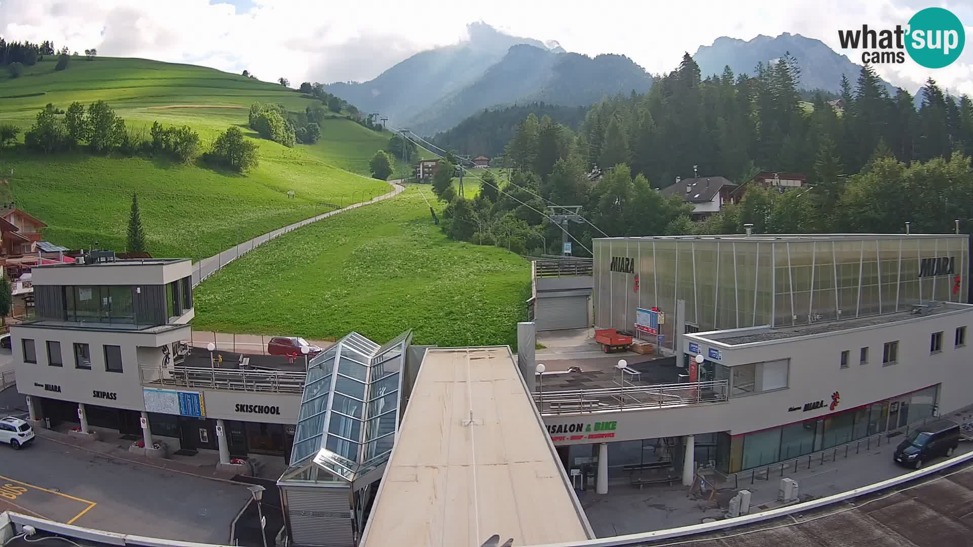 Plan de Corones Kronplatz Miara webcam en vivo – estación de valle