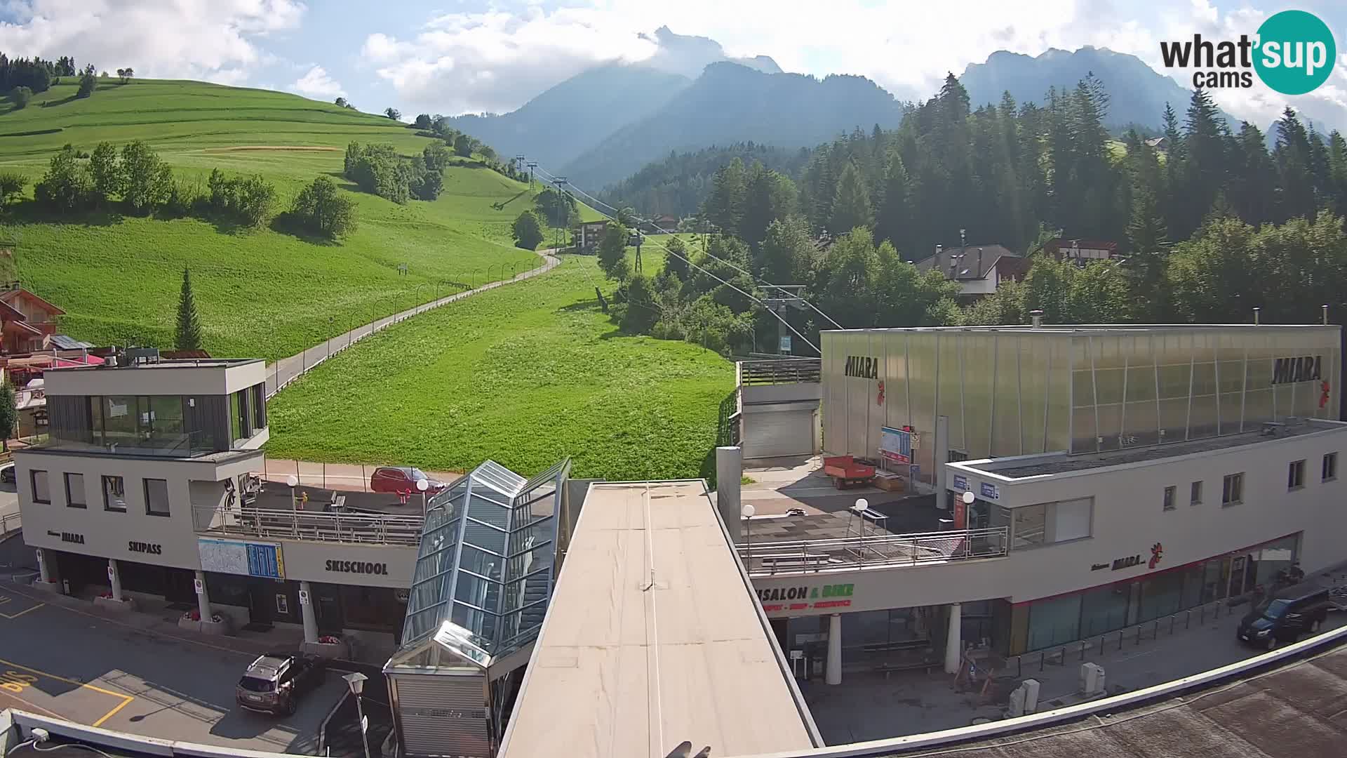 Kronplatz webcam Valley sation of Miara