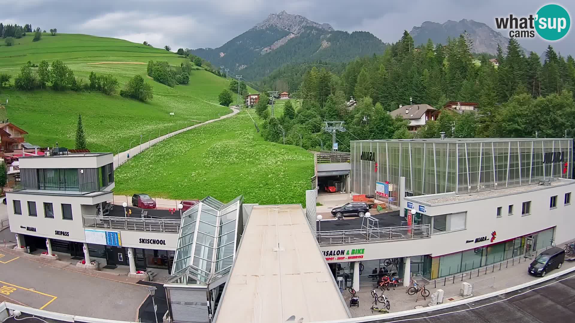 Plan de Corones Kronplatz Miara webcam en vivo – estación de valle