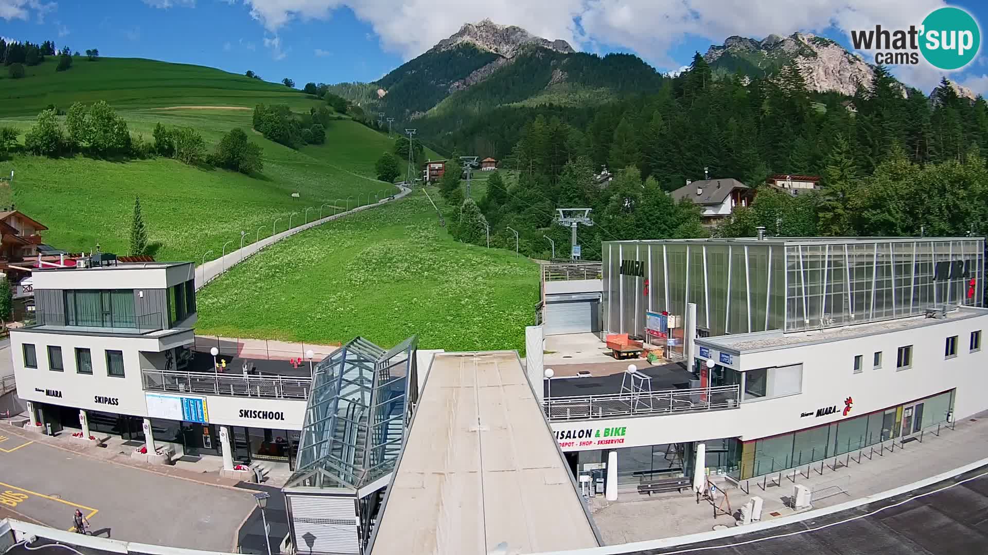 Kronplatz webcam Valley sation of Miara