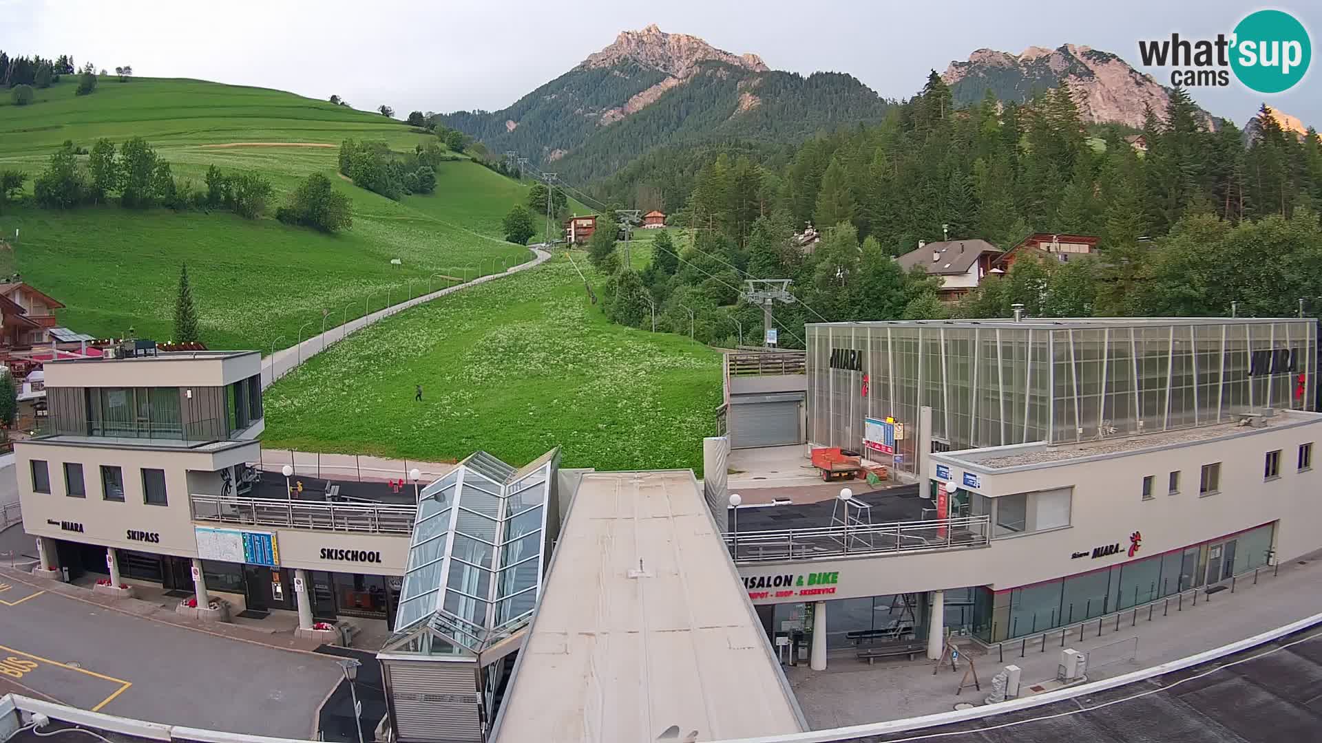 Kronplatz webcam Valley sation of Miara