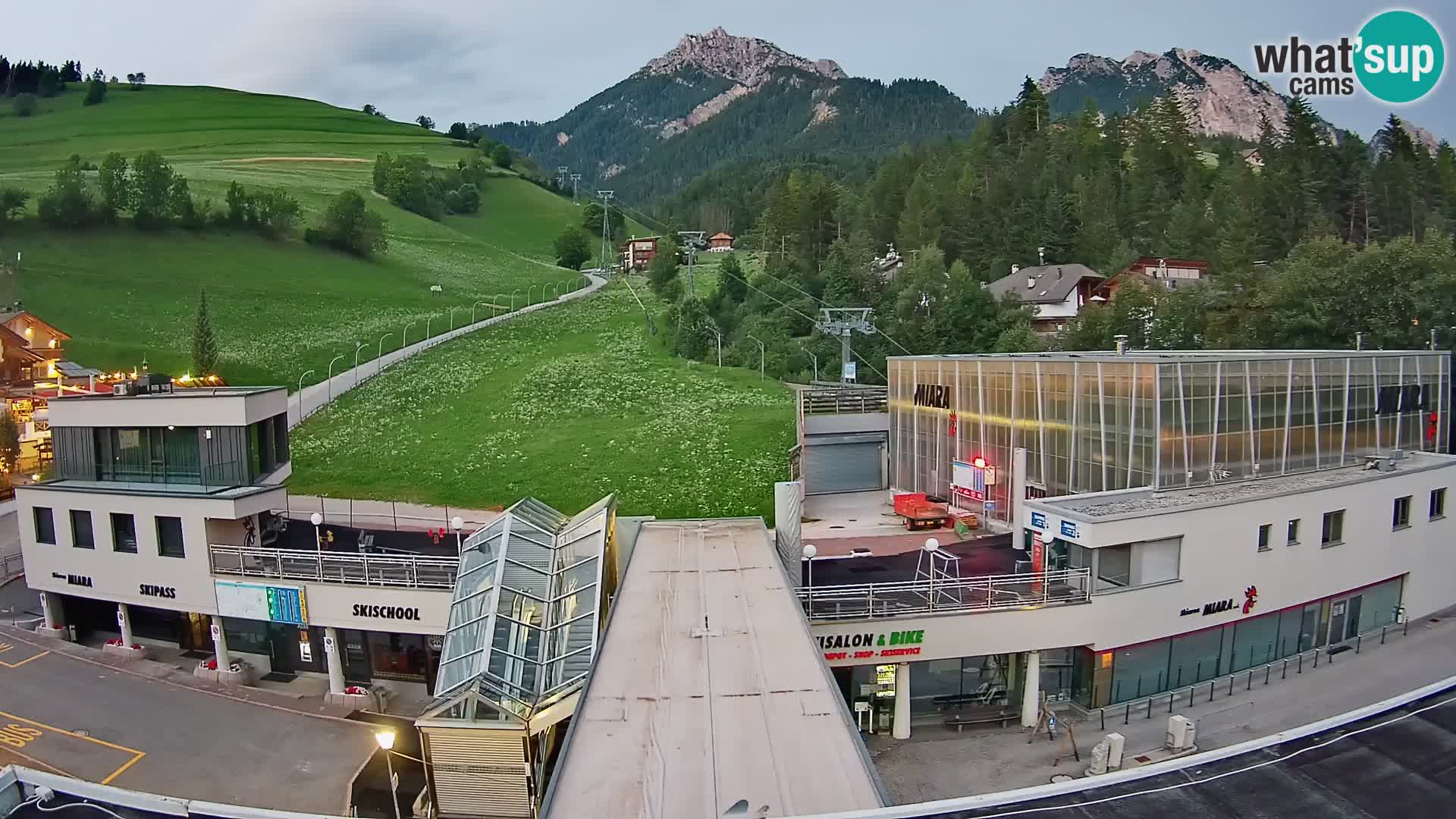 Kronplatz webcam Valley sation of Miara