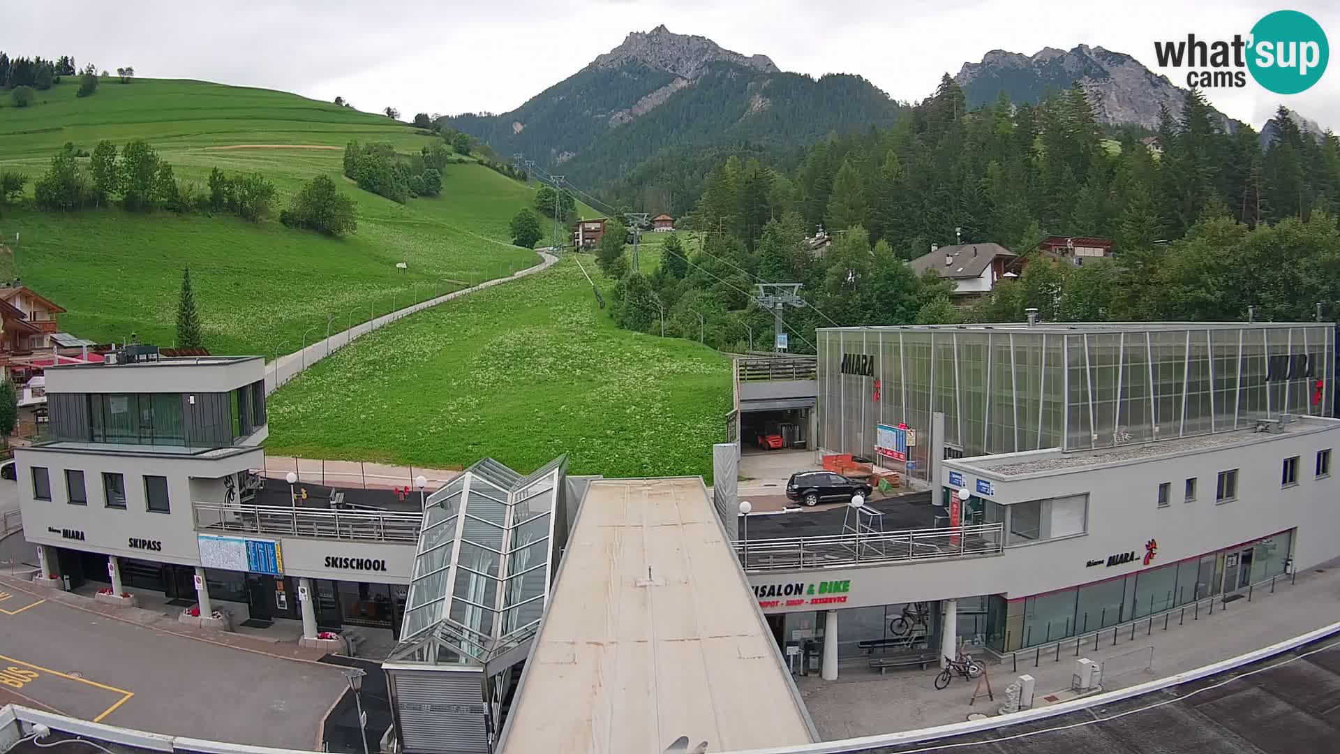 Kronplatz webcam Valley sation of Miara