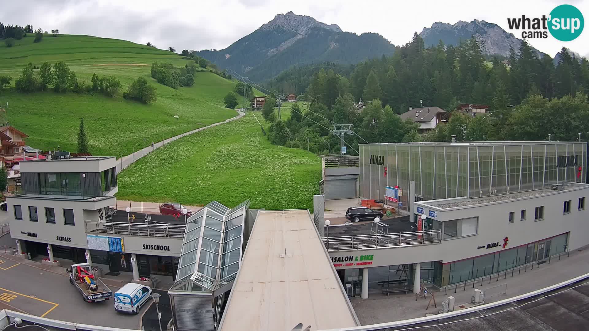 Kronplatz webcam Valley sation of Miara