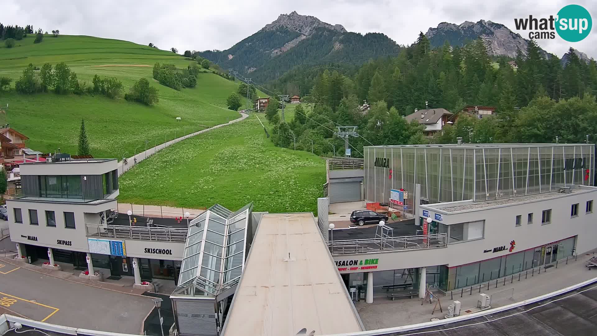 Kronplatz webcam Valley sation of Miara