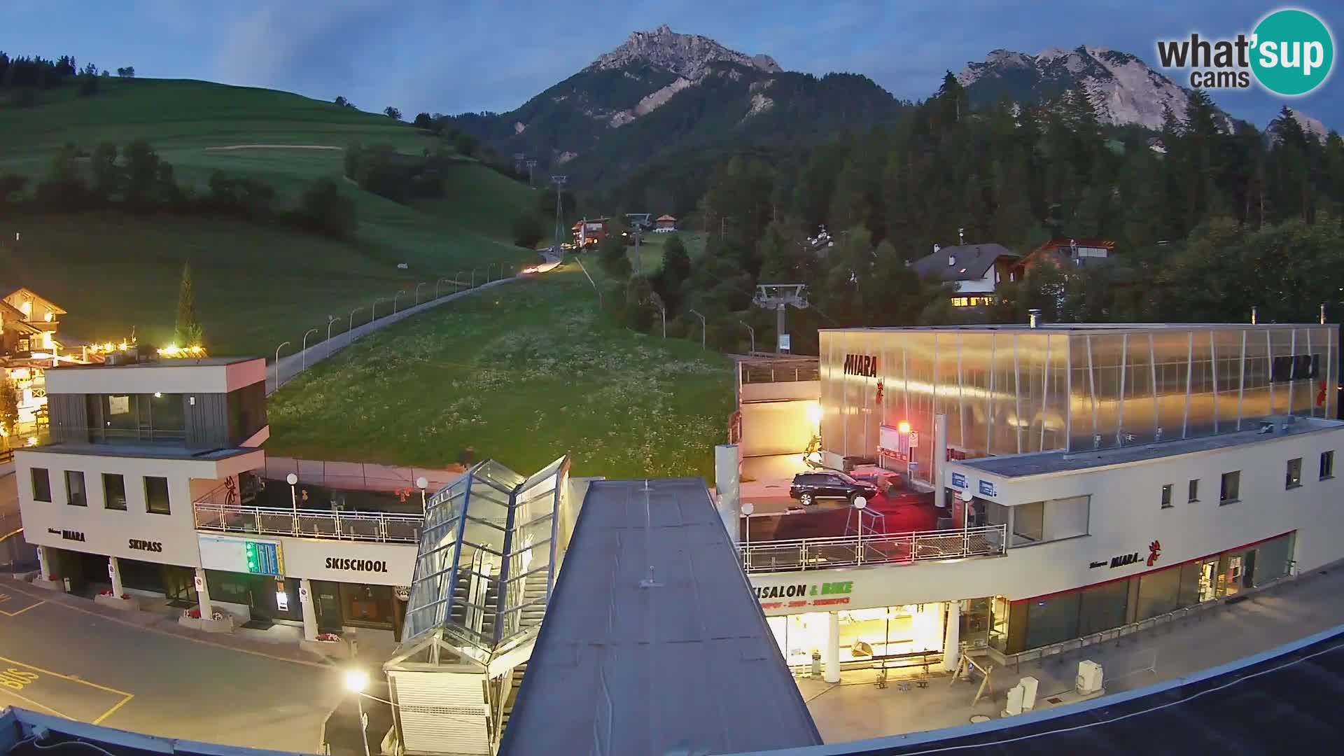 Kronplatz spletna kamera Miara spodnja postaja