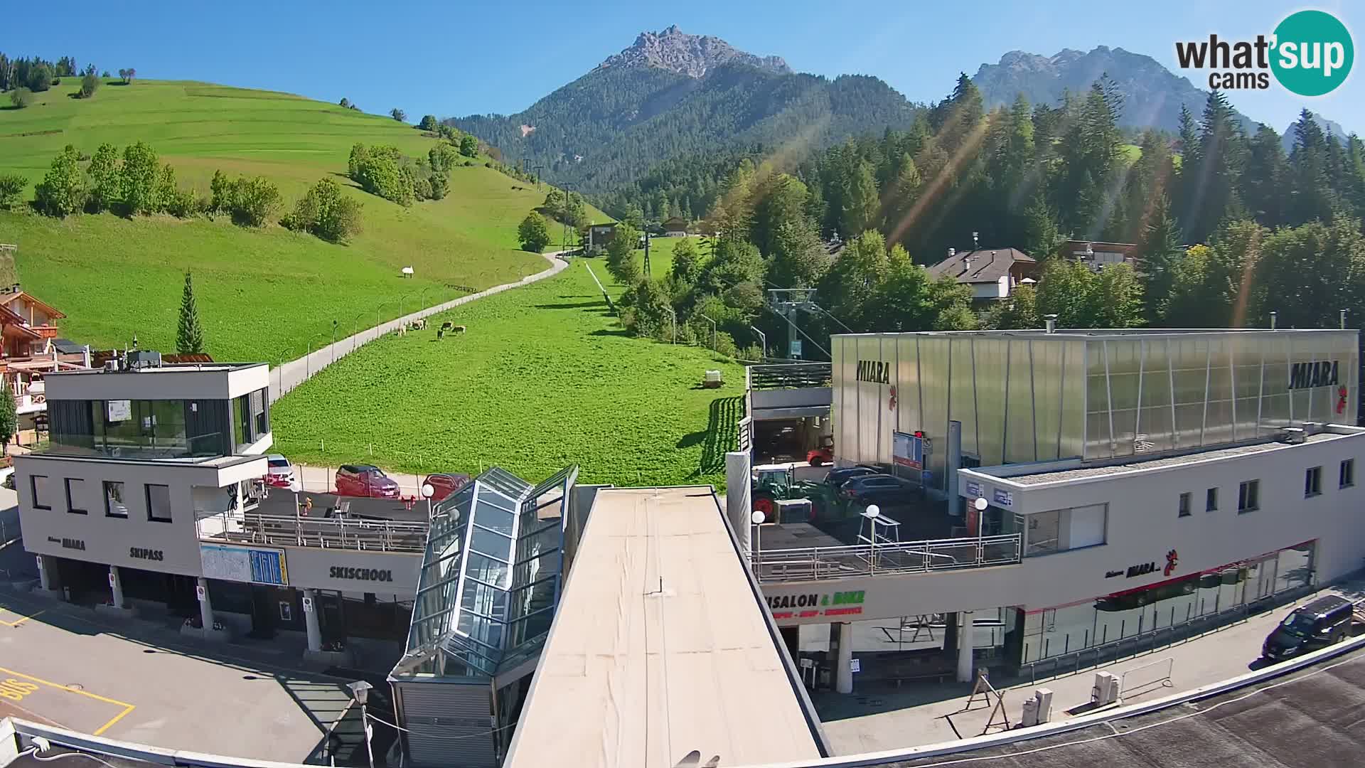 Kronplatz spletna kamera Miara spodnja postaja