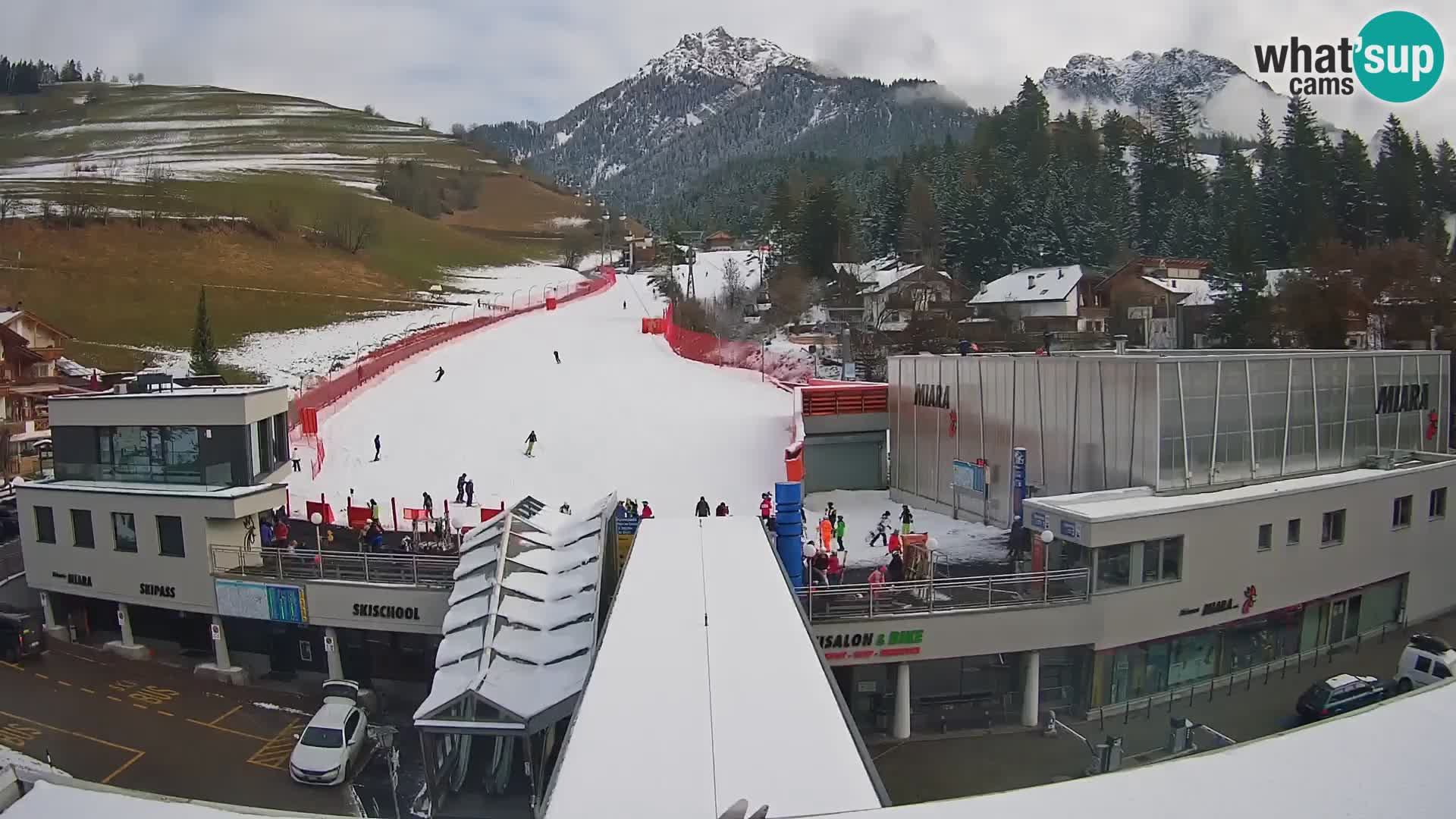Kronplatz spletna kamera Miara spodnja postaja