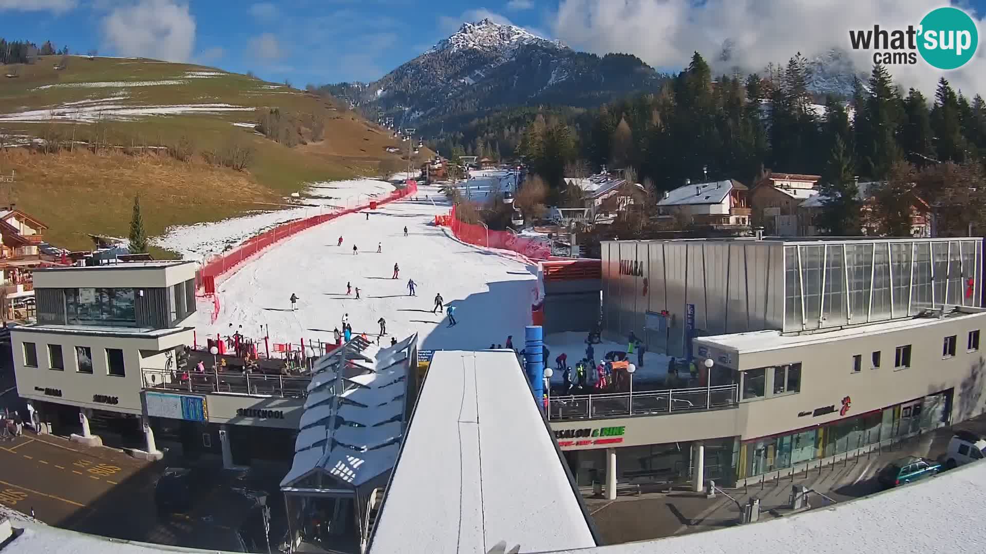 Kronplatz webcam Valley sation of Miara