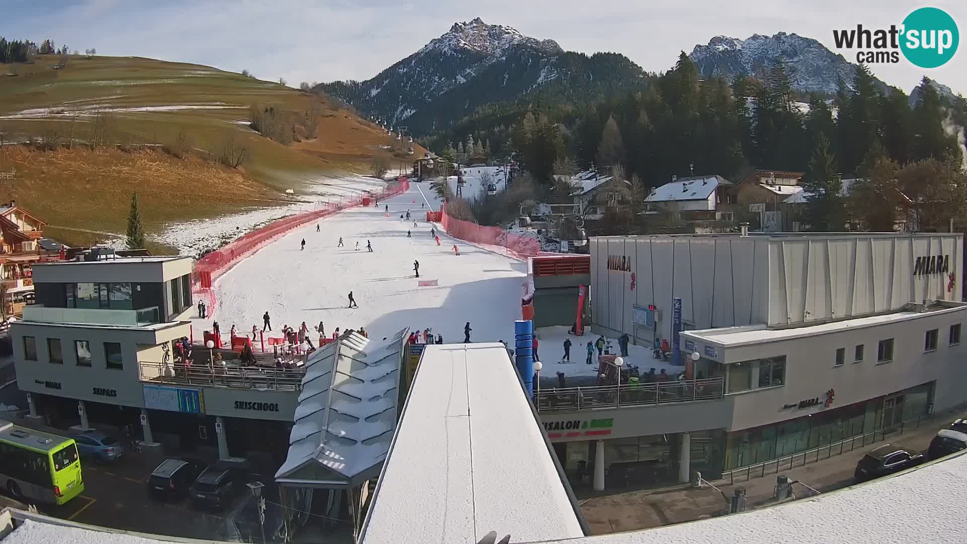 Plan de Corones Kronplatz Miara webcam en vivo – estación de valle