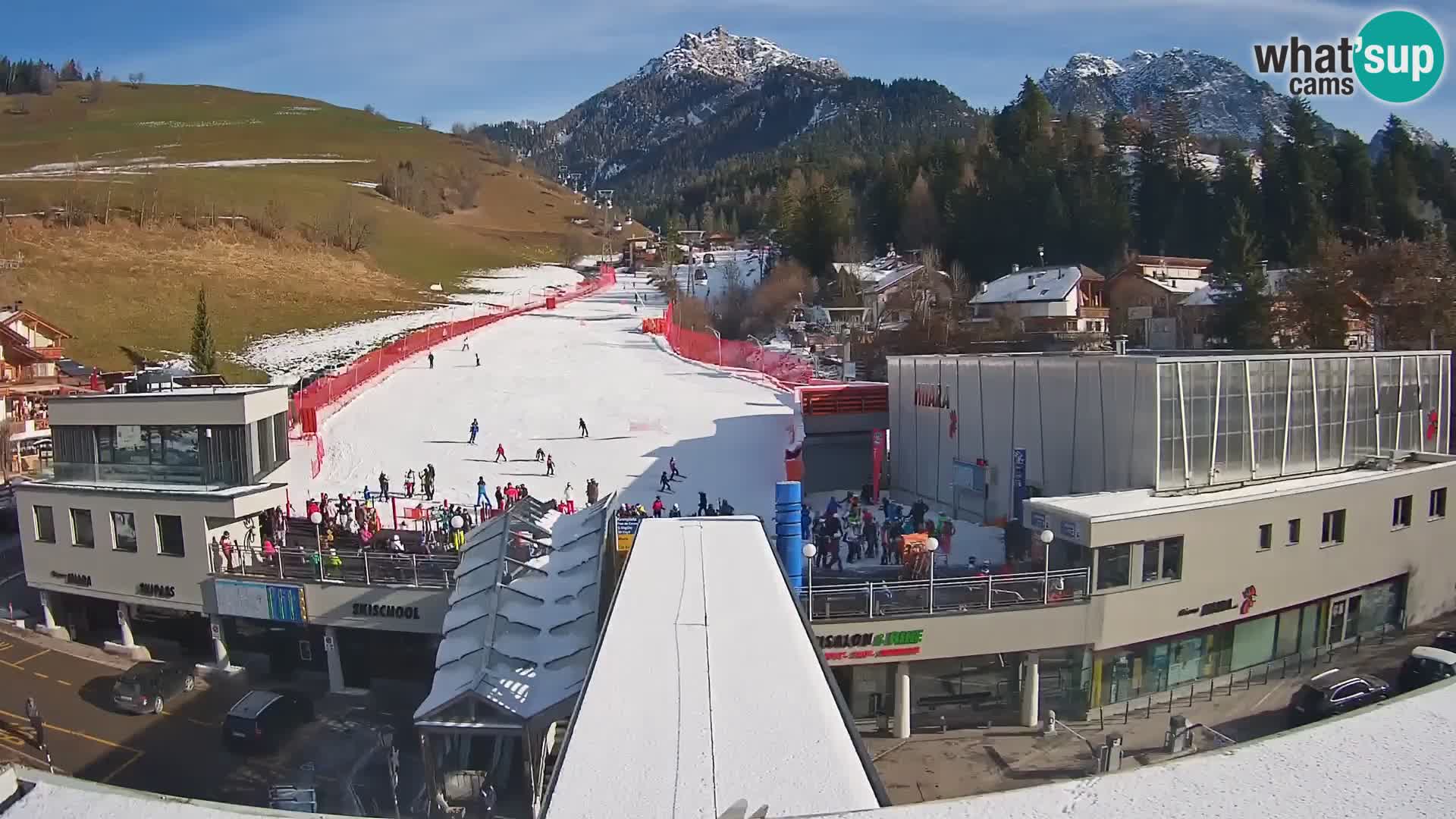 Kronplatz webcam Valley sation of Miara