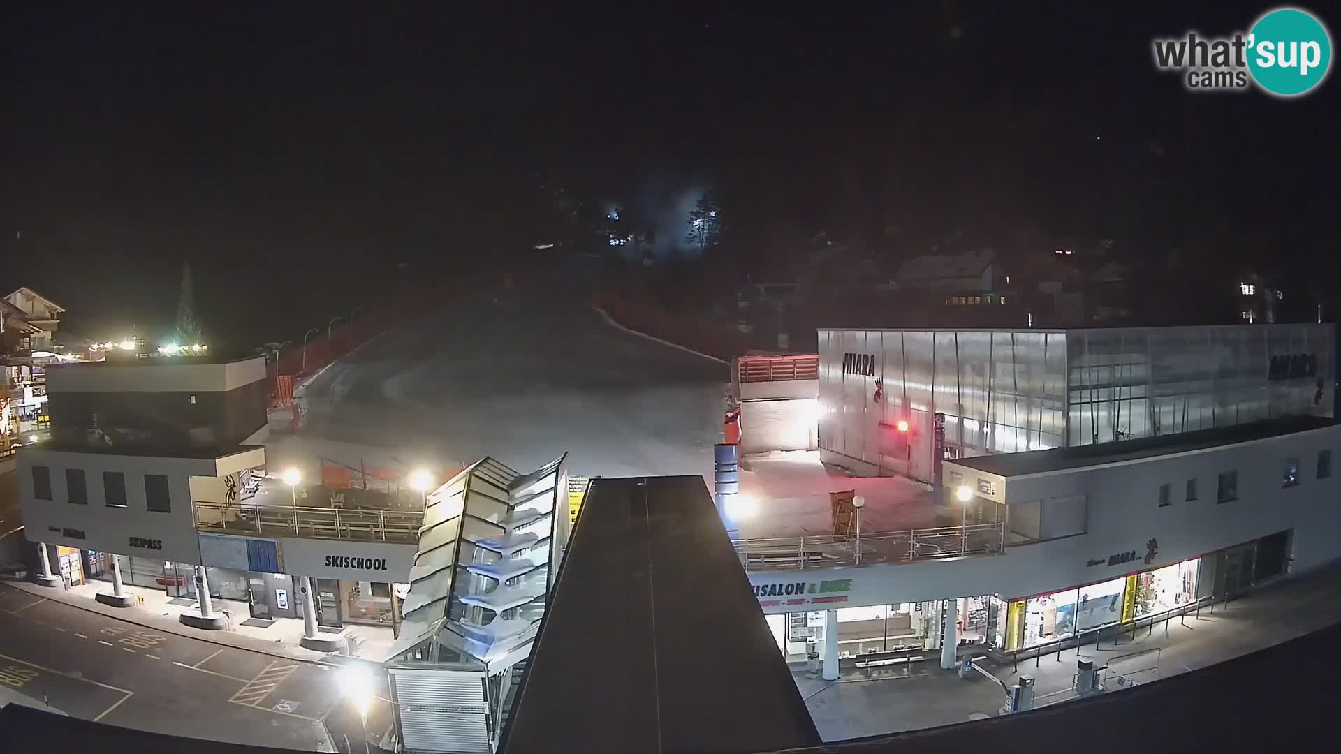 Kronplatz spletna kamera Miara spodnja postaja