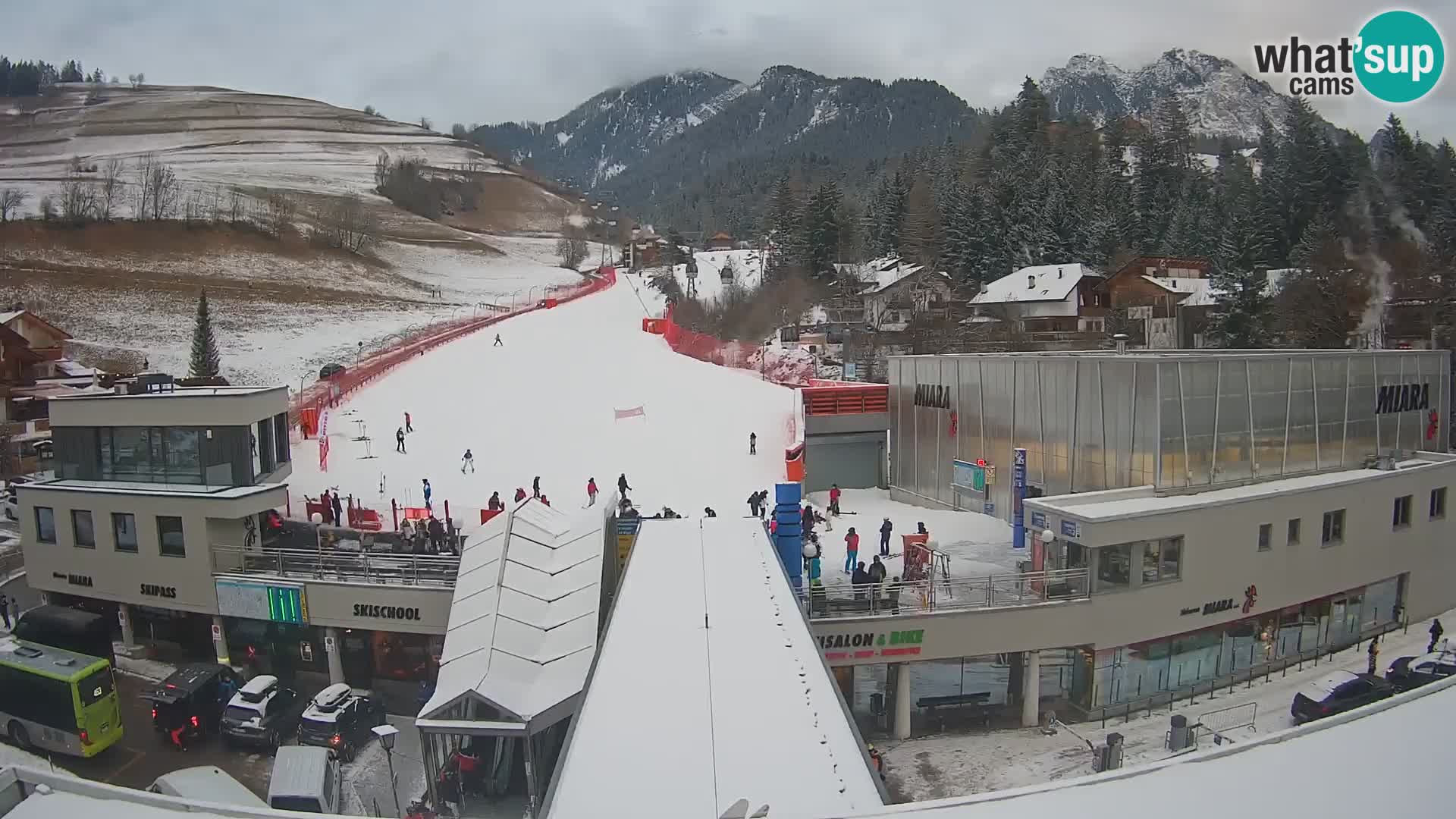 Kronplatz webcam Valley sation of Miara