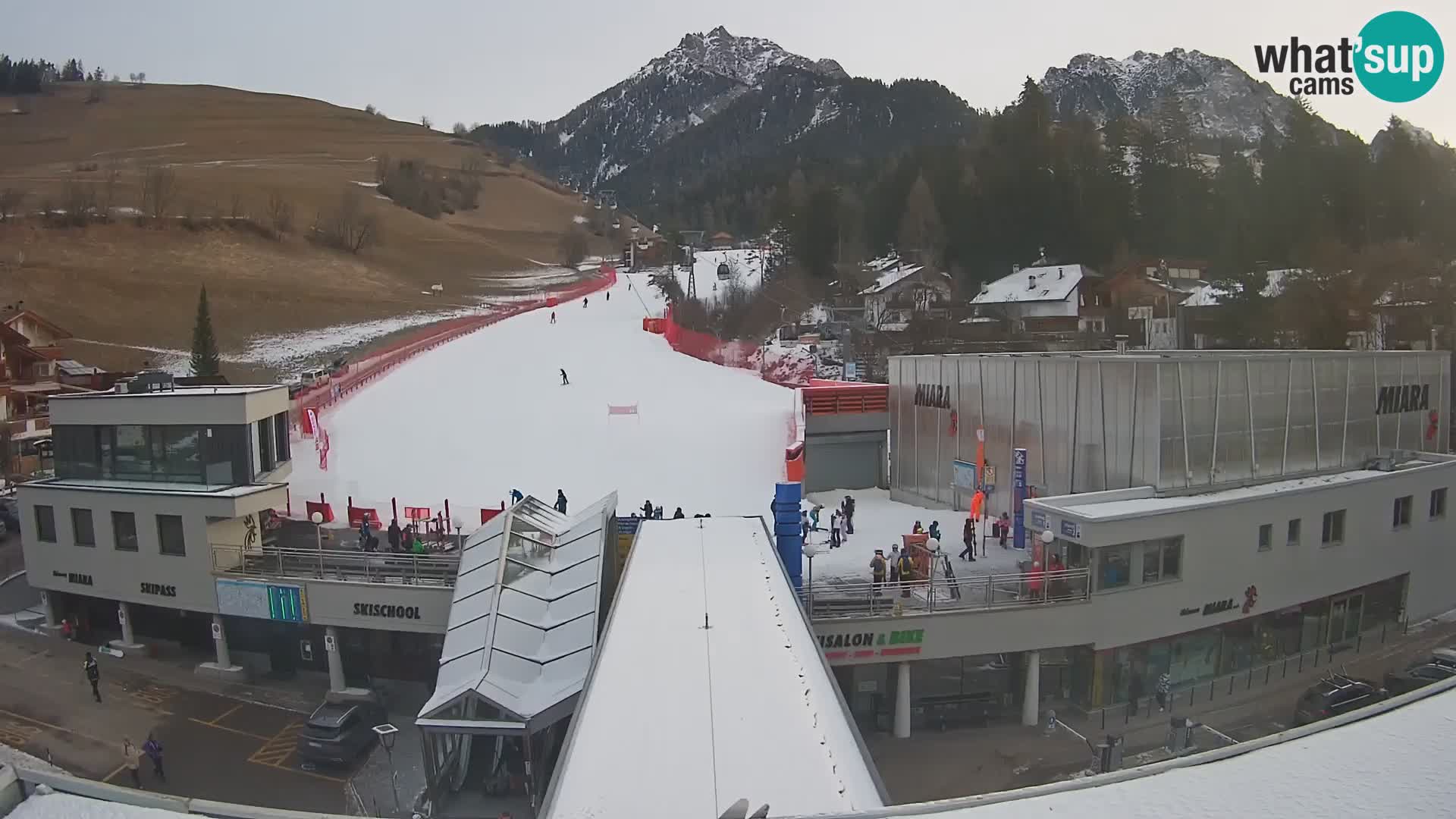Kronplatz spletna kamera Miara spodnja postaja
