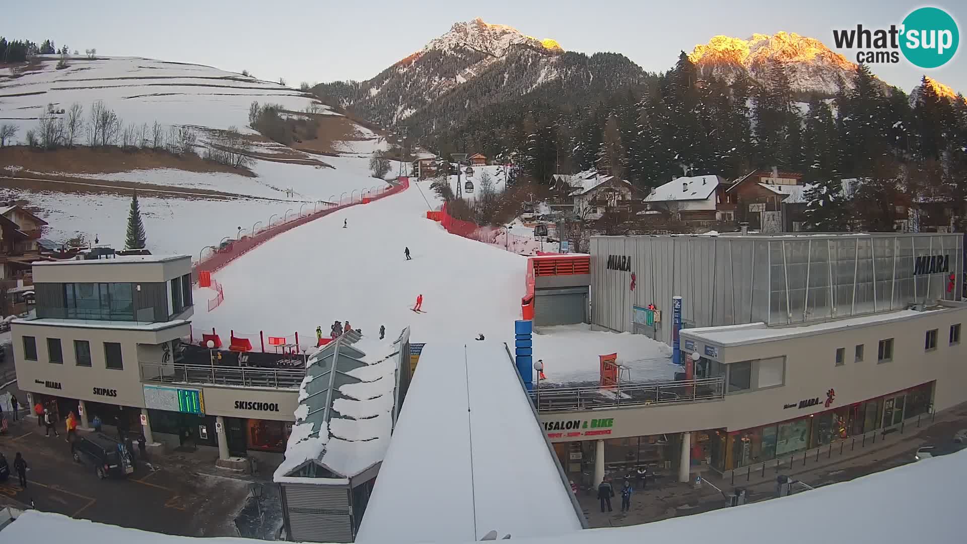 Kronplatz webcam Valley sation of Miara